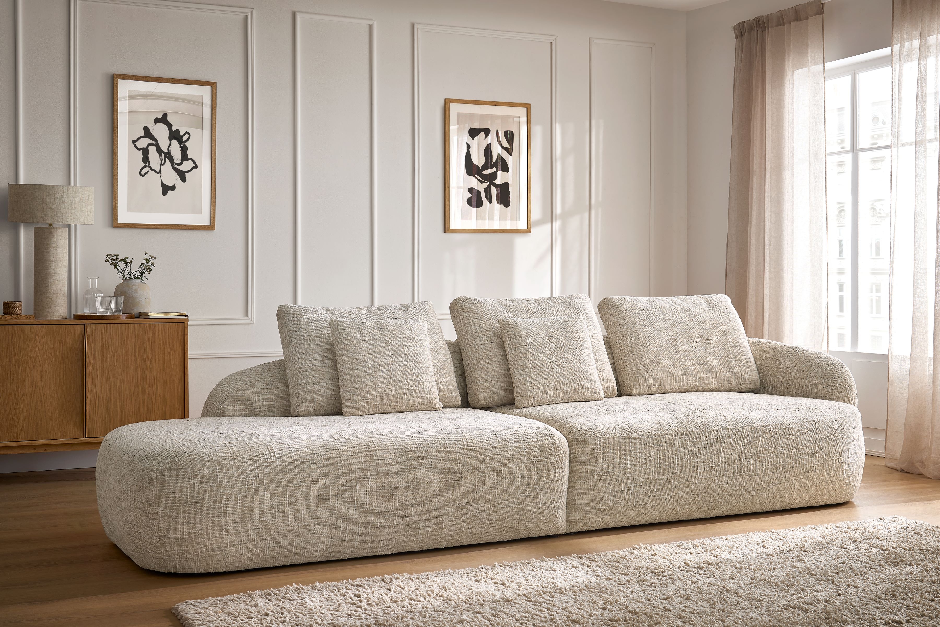 Rohová sedací souprava Finezal OTOL+2P do obývacího pokoje Rohová sedací souprava pro obývacího pokoje Finezal OTOL+2P 