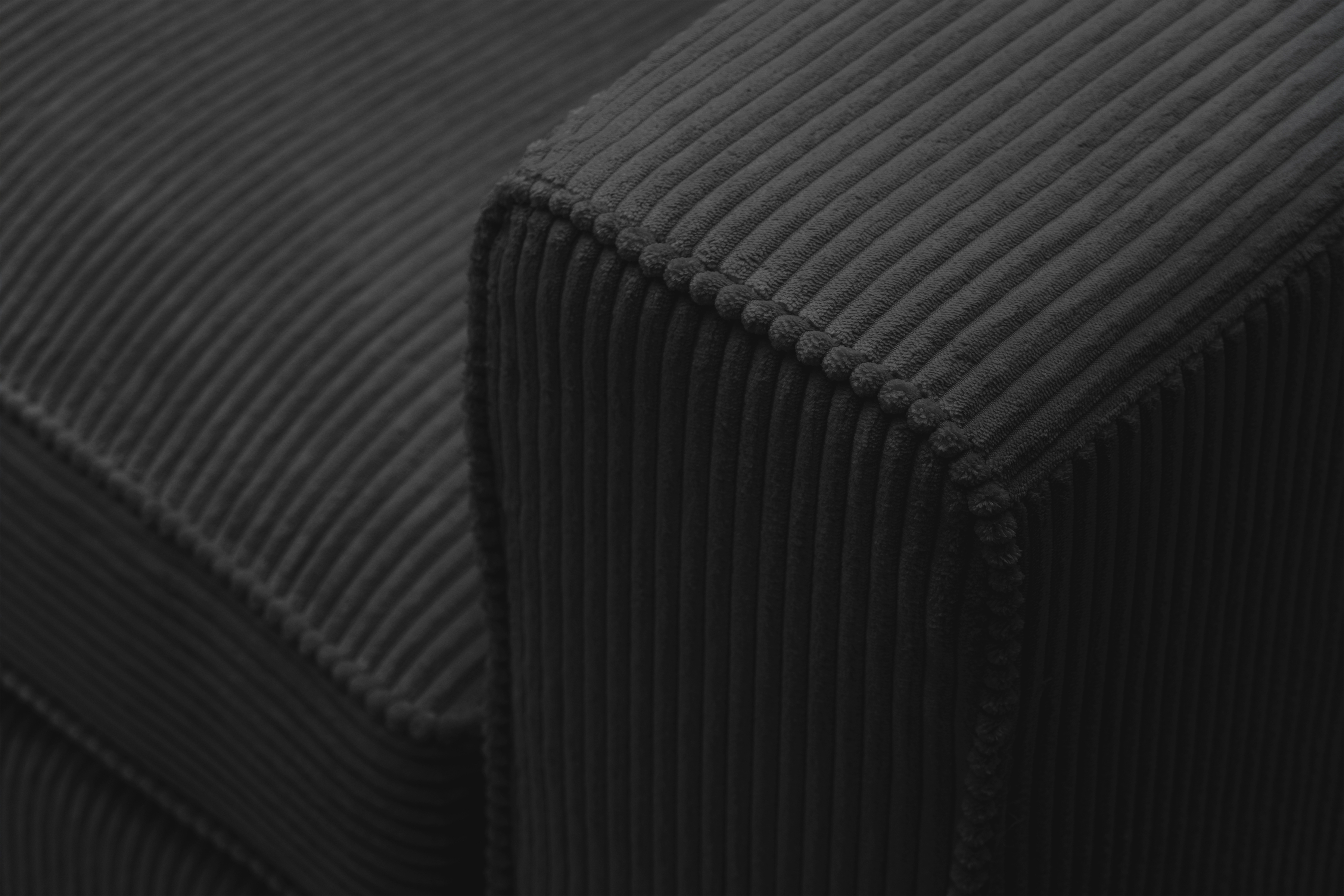 Rohová sedacia súprava Larina ľavá - čierny menčester Lincoln 100 Rohová sedacia súprava do obývacej izby Larina Ľavá strana - Čierny MENČESTER Lincoln 100