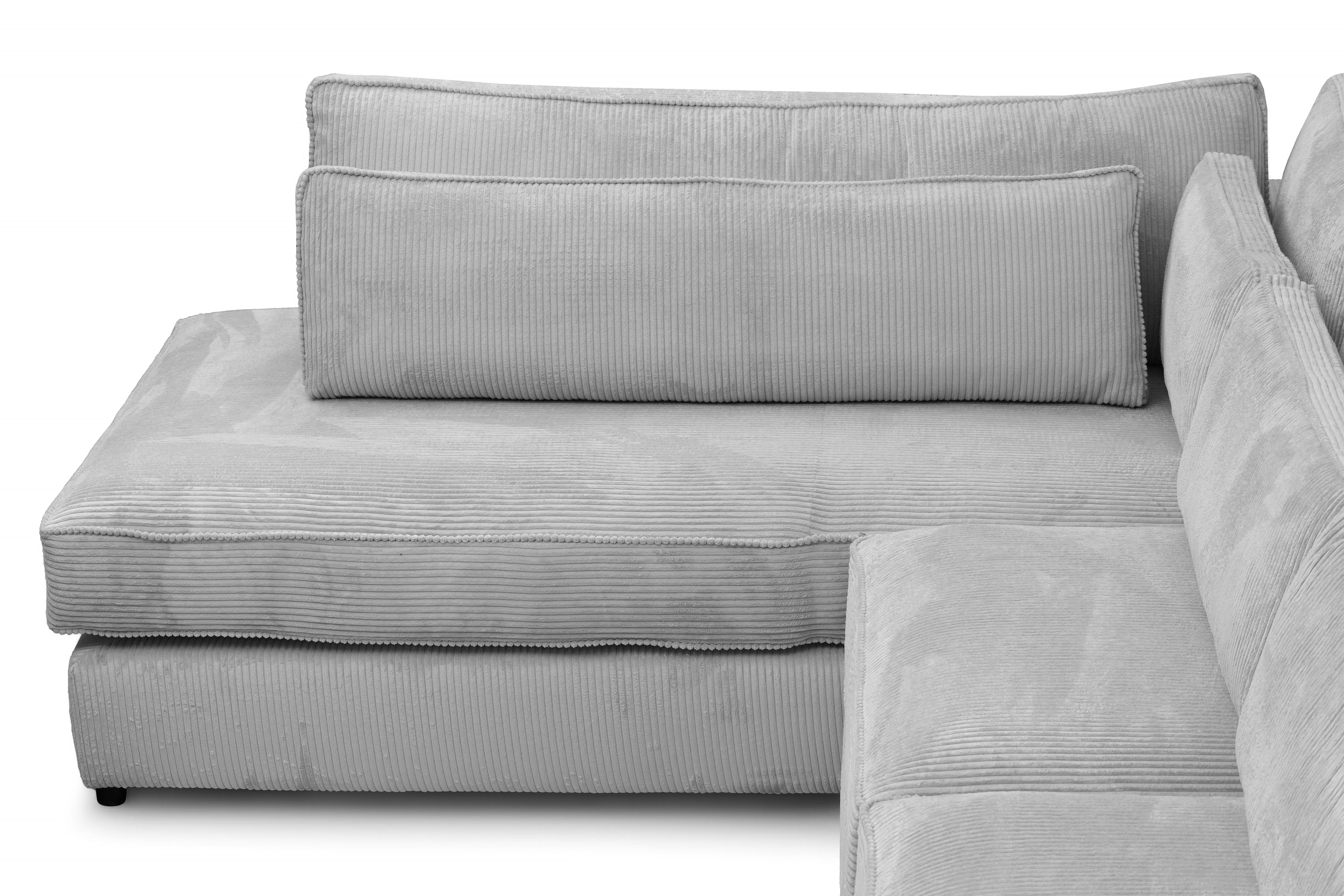 Rohová sedacia súprava Larina ľavá - šedý menčester Lincoln 86 Rohová sedacia súprava do obývacej izby Larina Ľavá strana - šedý MENČESTER Lincoln 86