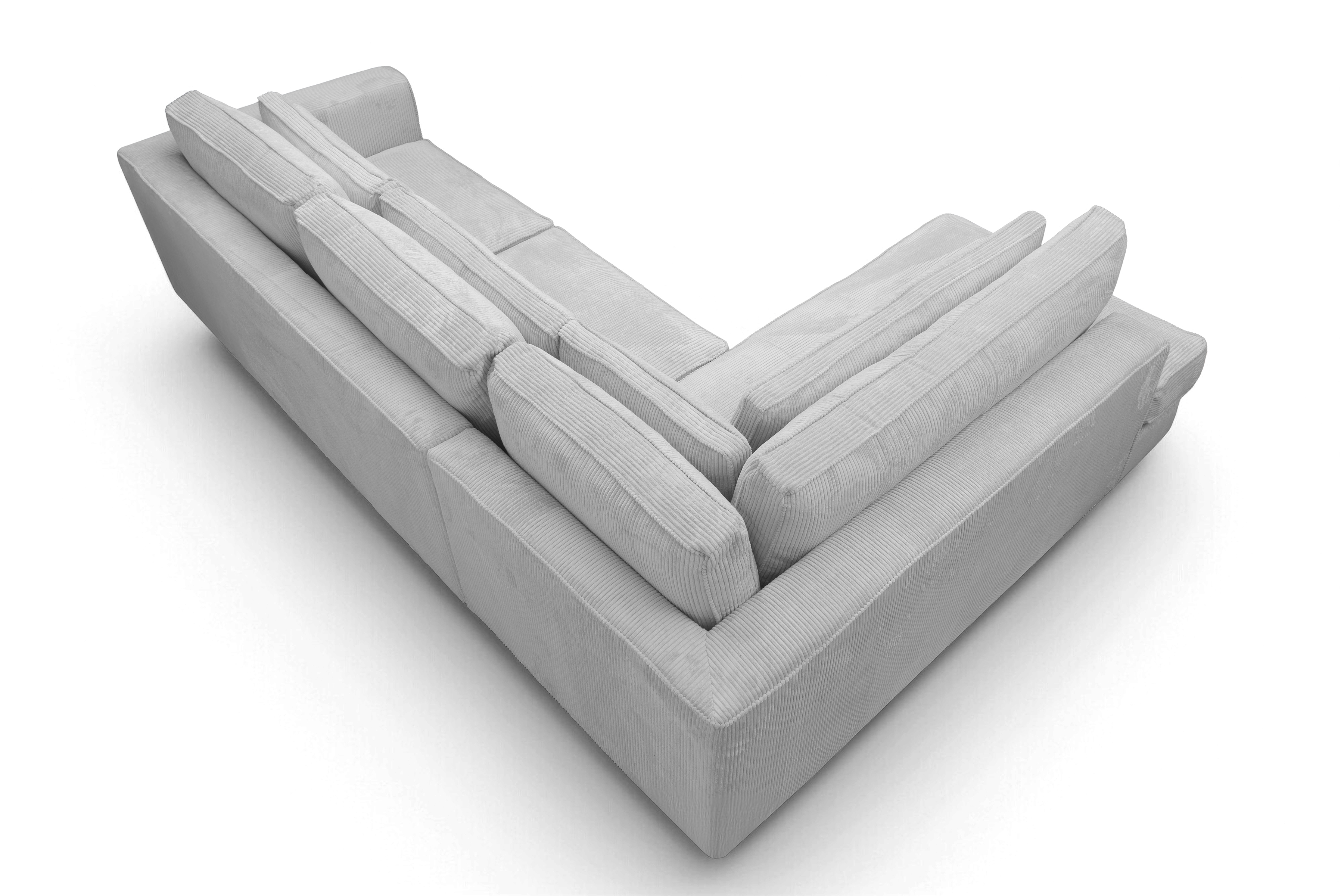 Rohová sedacia súprava Larina ľavá - šedý menčester Lincoln 86 Rohová sedacia súprava do obývacej izby Larina Ľavá strana - šedý MENČESTER Lincoln 86