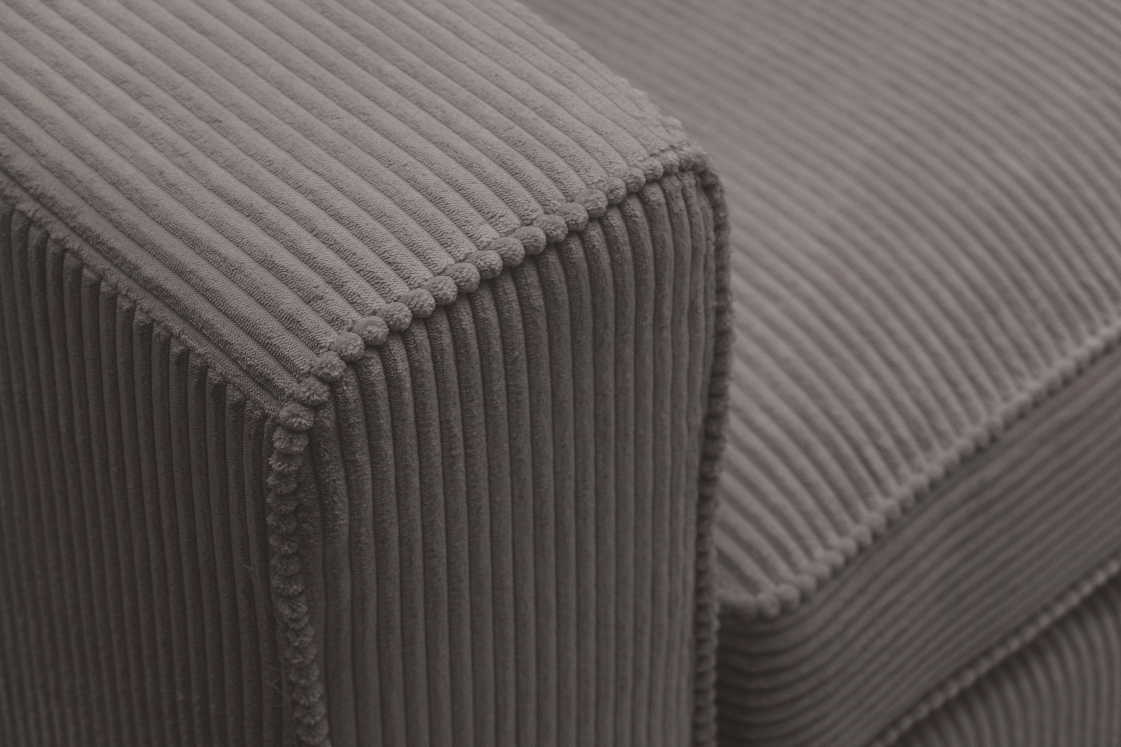 Rohová sedací souprava Larina pravá - hnědá Lincoln 24 Rohová sedací souprava pro obývacího pokoje Larina pravá - hnědá manšestr Lincoln 24