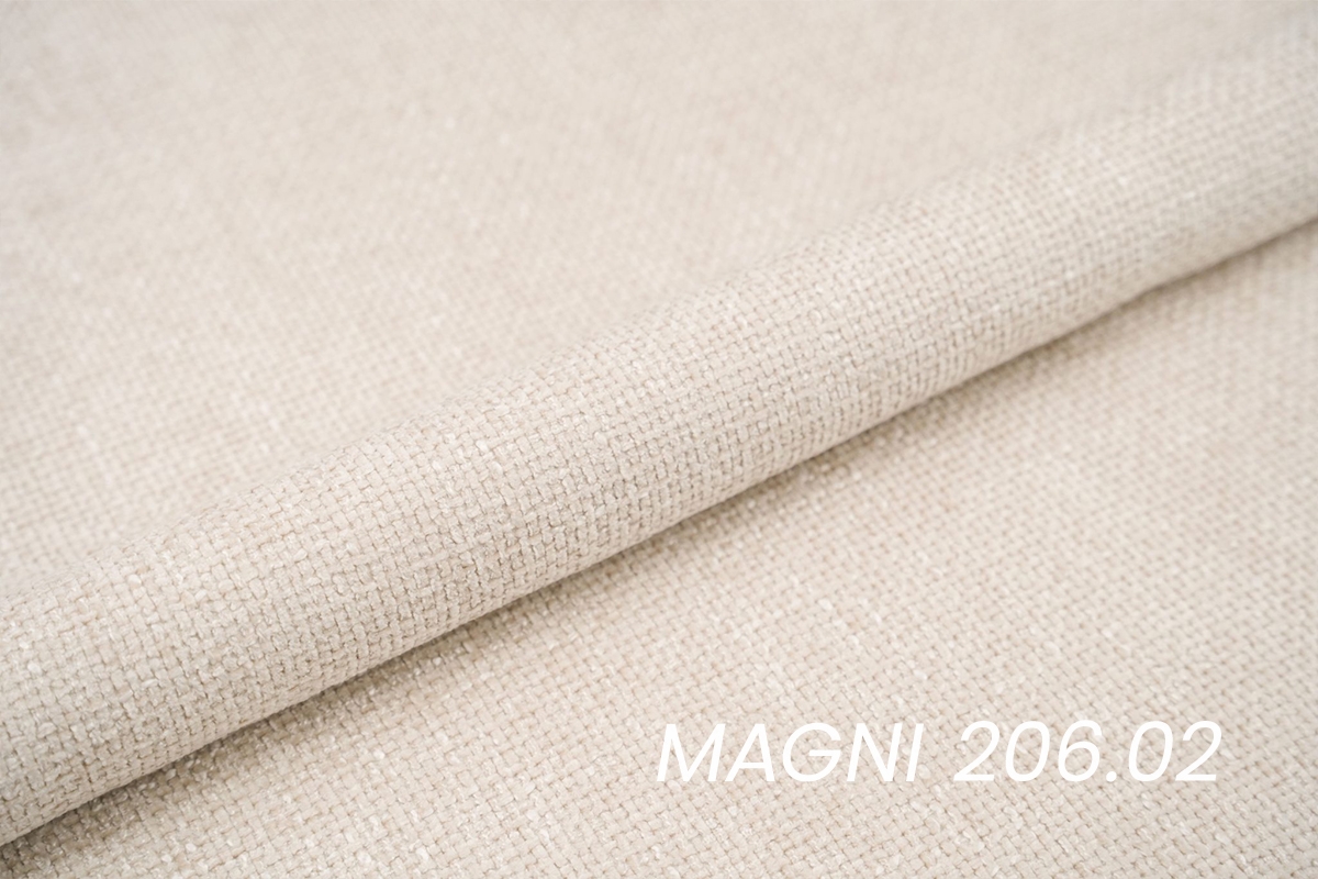 Rozkladacia rohová sedacia súprava Elentio Mini ľavá - béžová pletenina Magni 206.02 Rohová sedacia súprava Elentio Mini s funkciou spania Ľavá strana - Béžová plecionka Magni 206.02