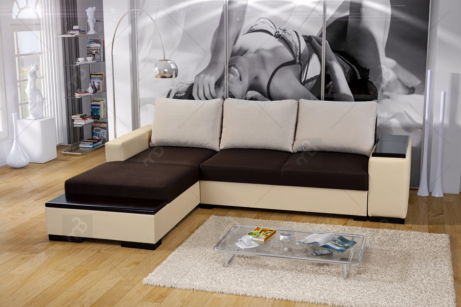 Rozkladacia rohová sedacia súprava Ewelina Rohová sedacia súprava Evelina