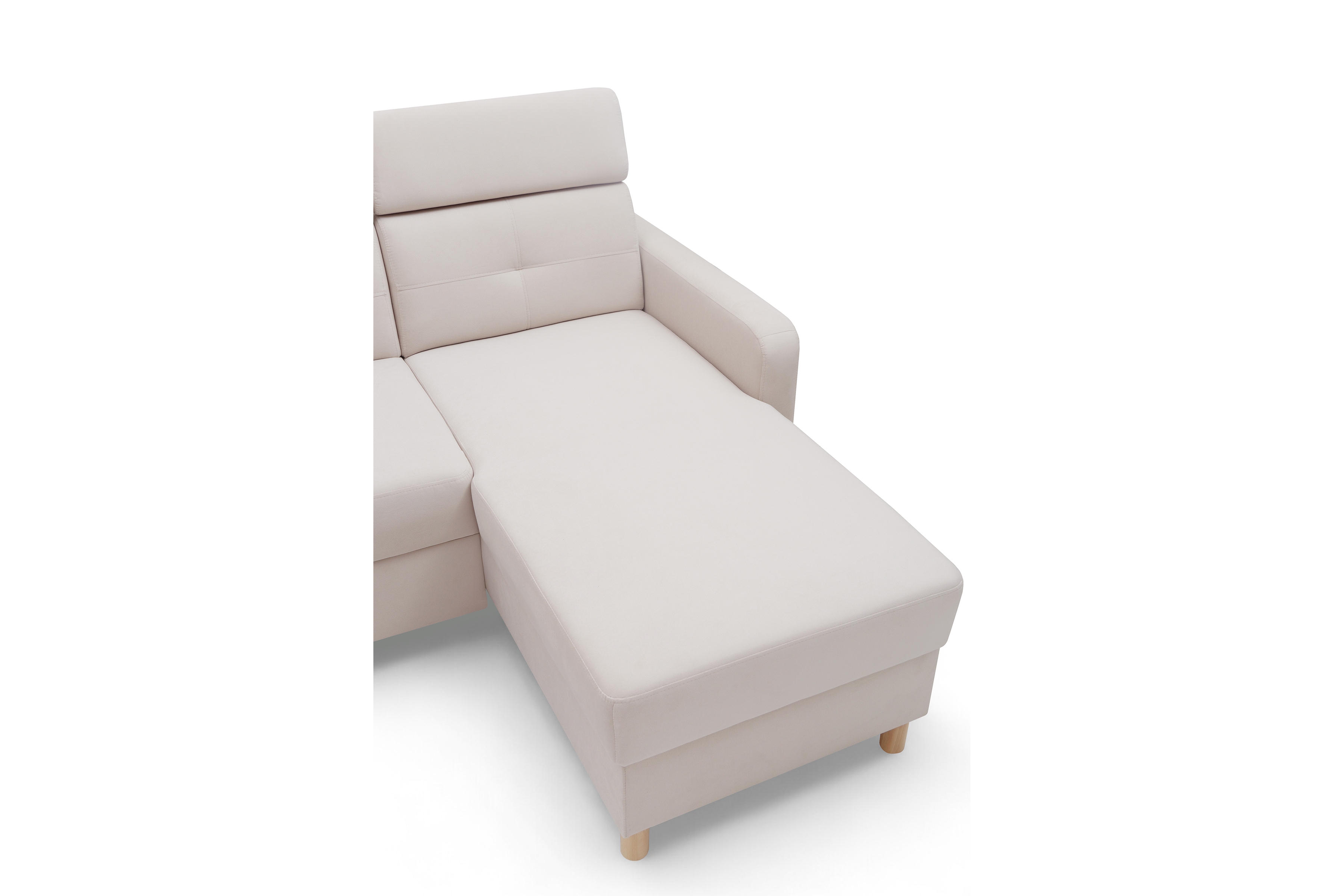 Rohová sedacia súprava Filo s funkciou spánku pravá strana - béžový velúr Jasmine 21 Rohová sedacia súprava Filo s funkciou spánku uniwersalny Ľavý/Pravý - béžový velúr Jasmine 21