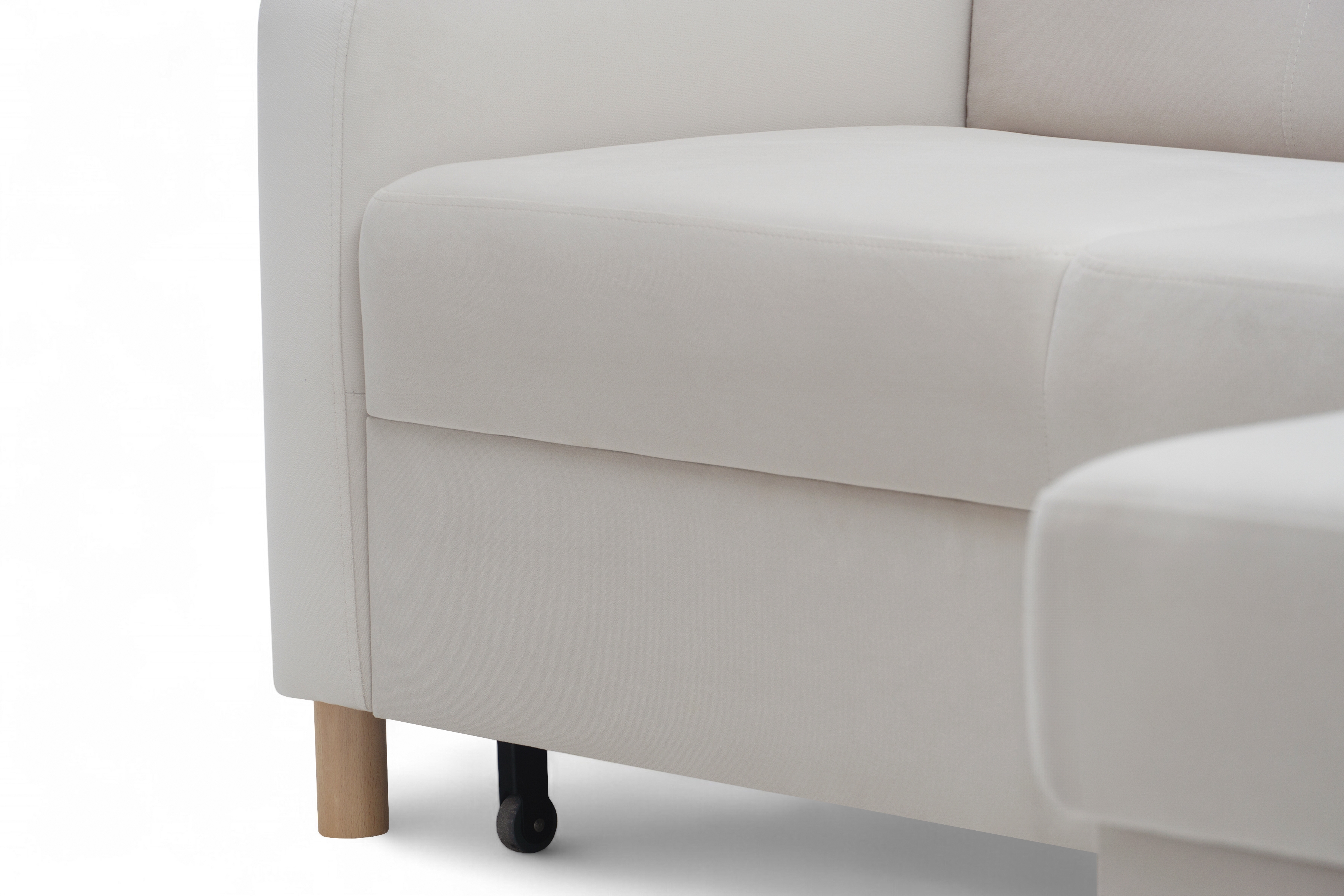 Rohová sedacia súprava Filo s funkciou spánku pravá strana - béžový velúr Jasmine 21 Rohová sedacia súprava Filo s funkciou spánku uniwersalny Ľavý/Pravý - béžový velúr Jasmine 21