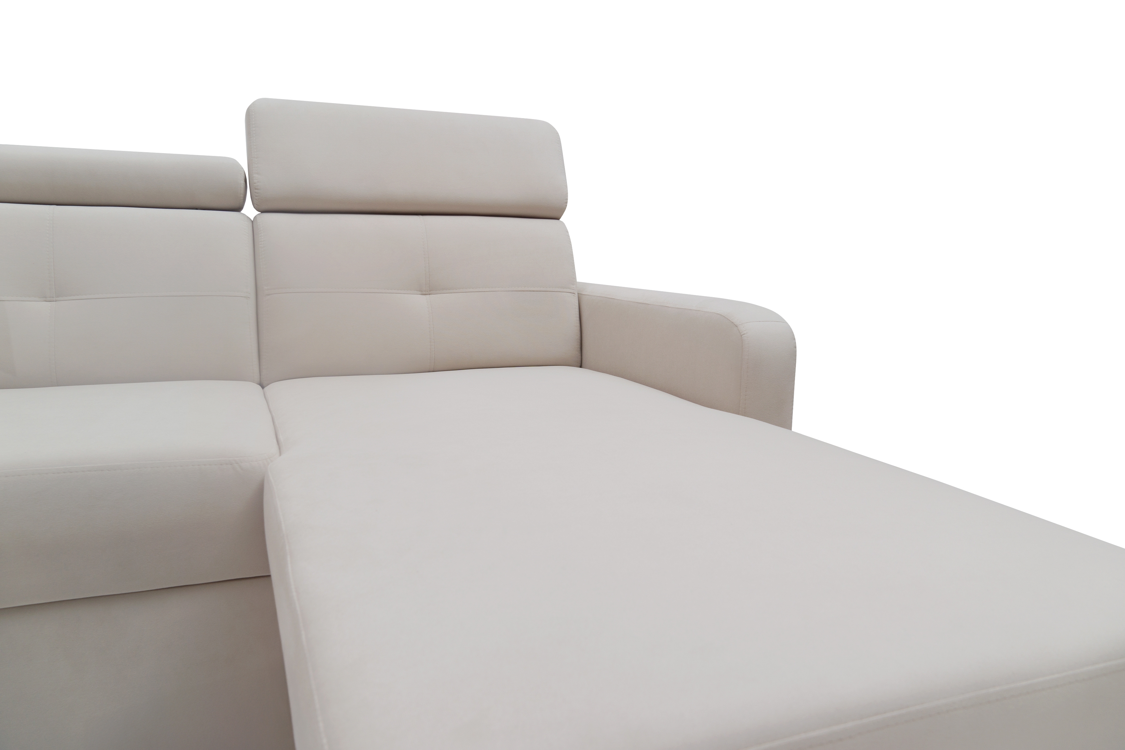 Rohová sedacia súprava Filo s funkciou spánku pravá strana - béžový velúr Jasmine 21 Rohová sedacia súprava Filo s funkciou spánku uniwersalny Ľavý/Pravý - béžový velúr Jasmine 21