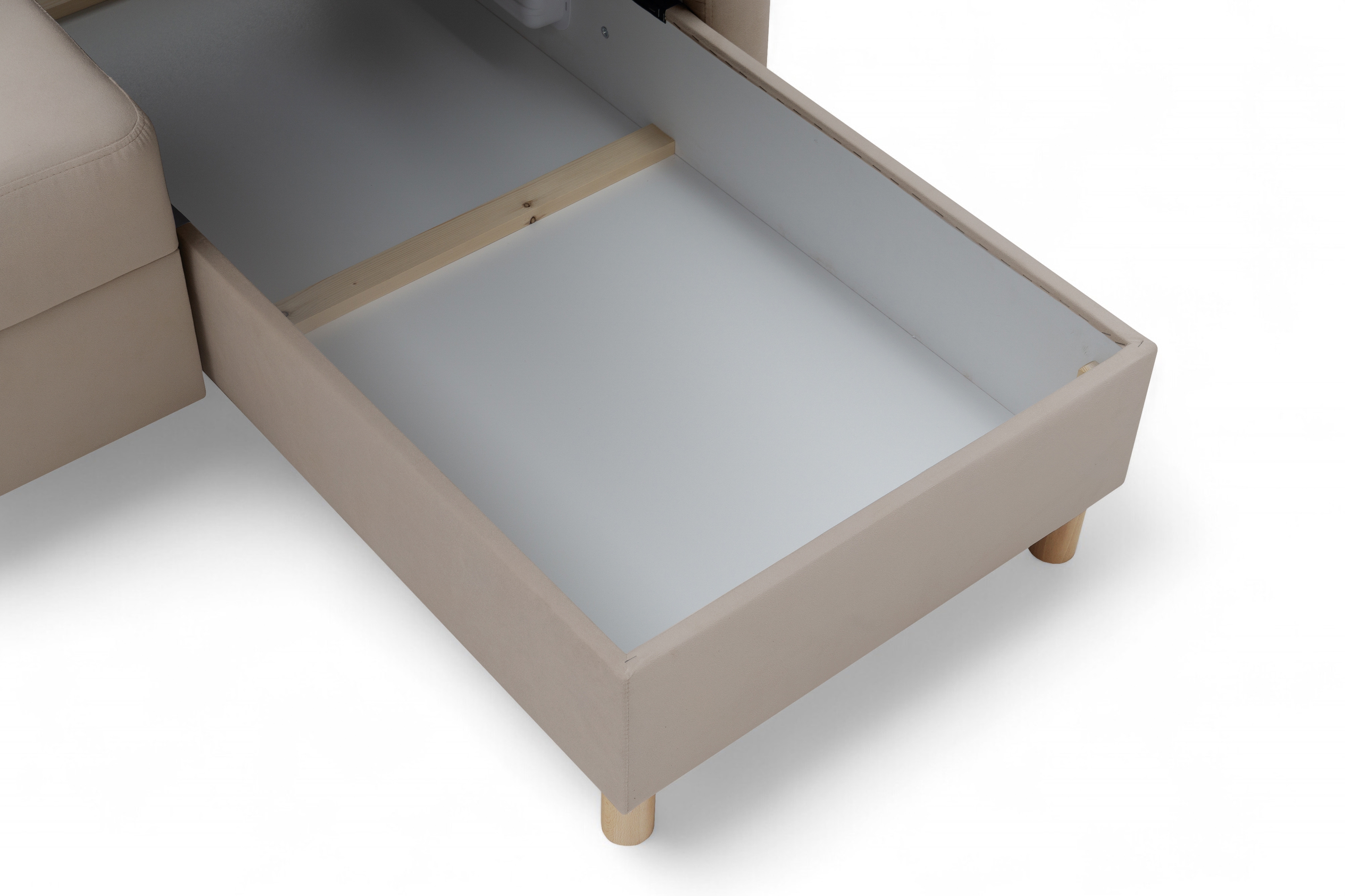 Rohová sedacia súprava Filo s funkciou spánku uniwersalny Ľavý/Pravý - béžový velúr Jasmine 22 Rohová sedacia súprava Filo s funkciou spánku uniwersalny Ľavý/Pravý - béžový velúr Jasmine 22