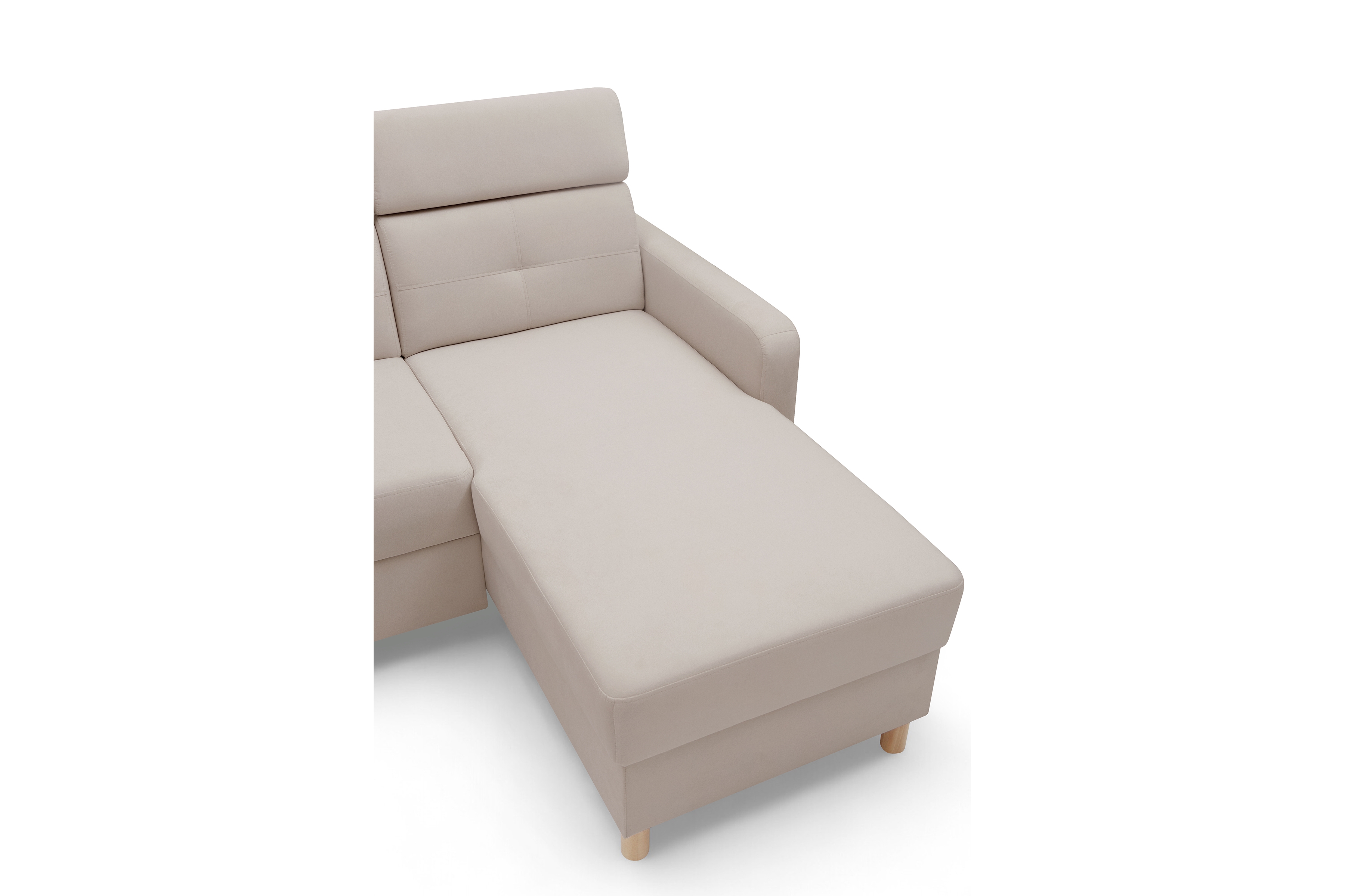 Rohová sedacia súprava Filo s funkciou spánku uniwersalny Ľavý/Pravý - béžový velúr Jasmine 22 Rohová sedacia súprava Filo s funkciou spánku uniwersalny Ľavý/Pravý - béžový velúr Jasmine 22