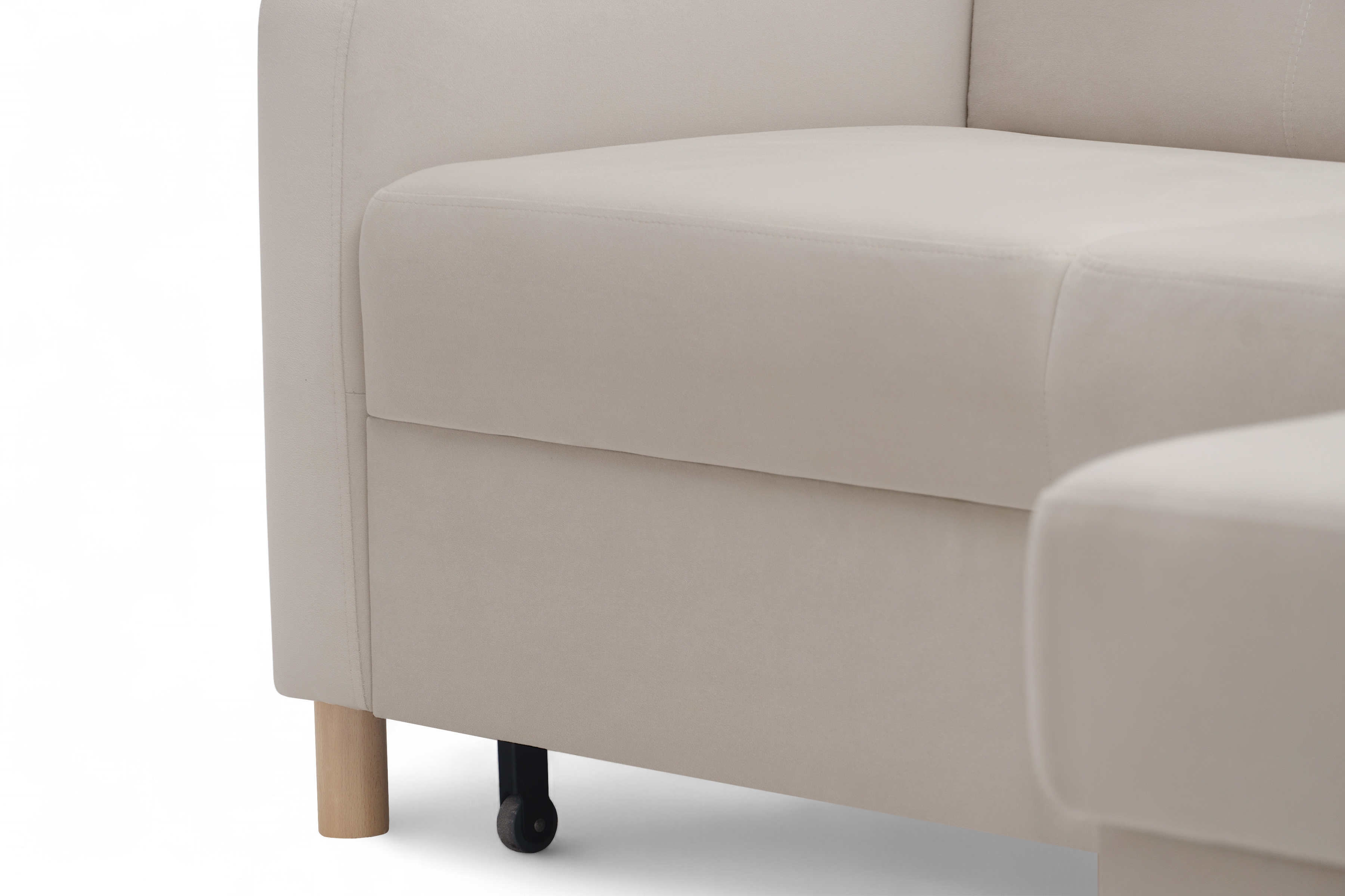 Rohová sedacia súprava Filo s funkciou spánku uniwersalny Ľavý/Pravý - béžový velúr Jasmine 22 Rohová sedacia súprava Filo s funkciou spánku uniwersalny Ľavý/Pravý - béžový velúr Jasmine 22