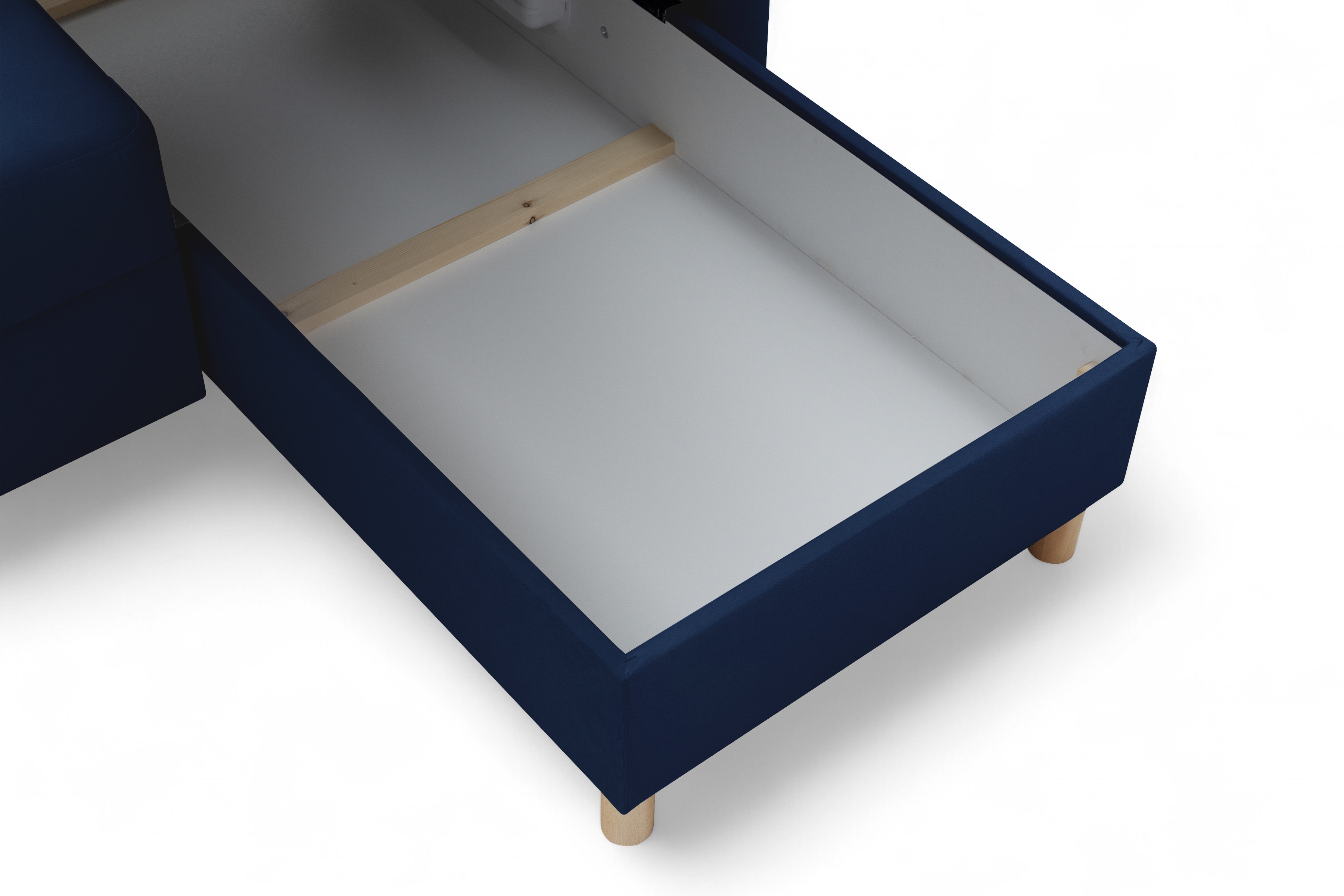 Rohová sedacia súprava Filo s funkciou spánku pravá strana - Modrý velúr Trinity 31  Rohová sedacia súprava Filo s funkciou spánku uniwersalny Ľavý/Pravý - Modrý velúr Bluvel 86