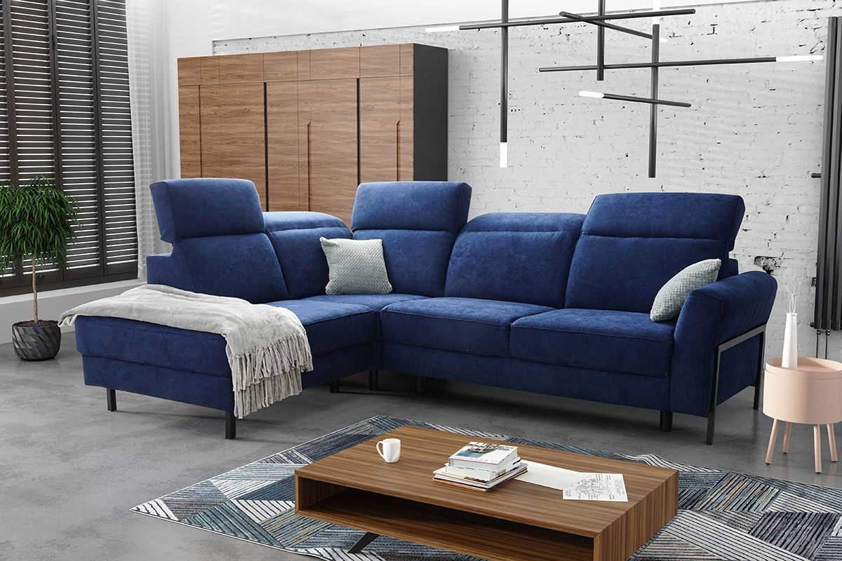 Modulárna Rozkladacia rohová sedacia súprava Mellow 1HT -E -2,5F Rohová sedacia súprava funkcja spania Mellow Ľavá strana