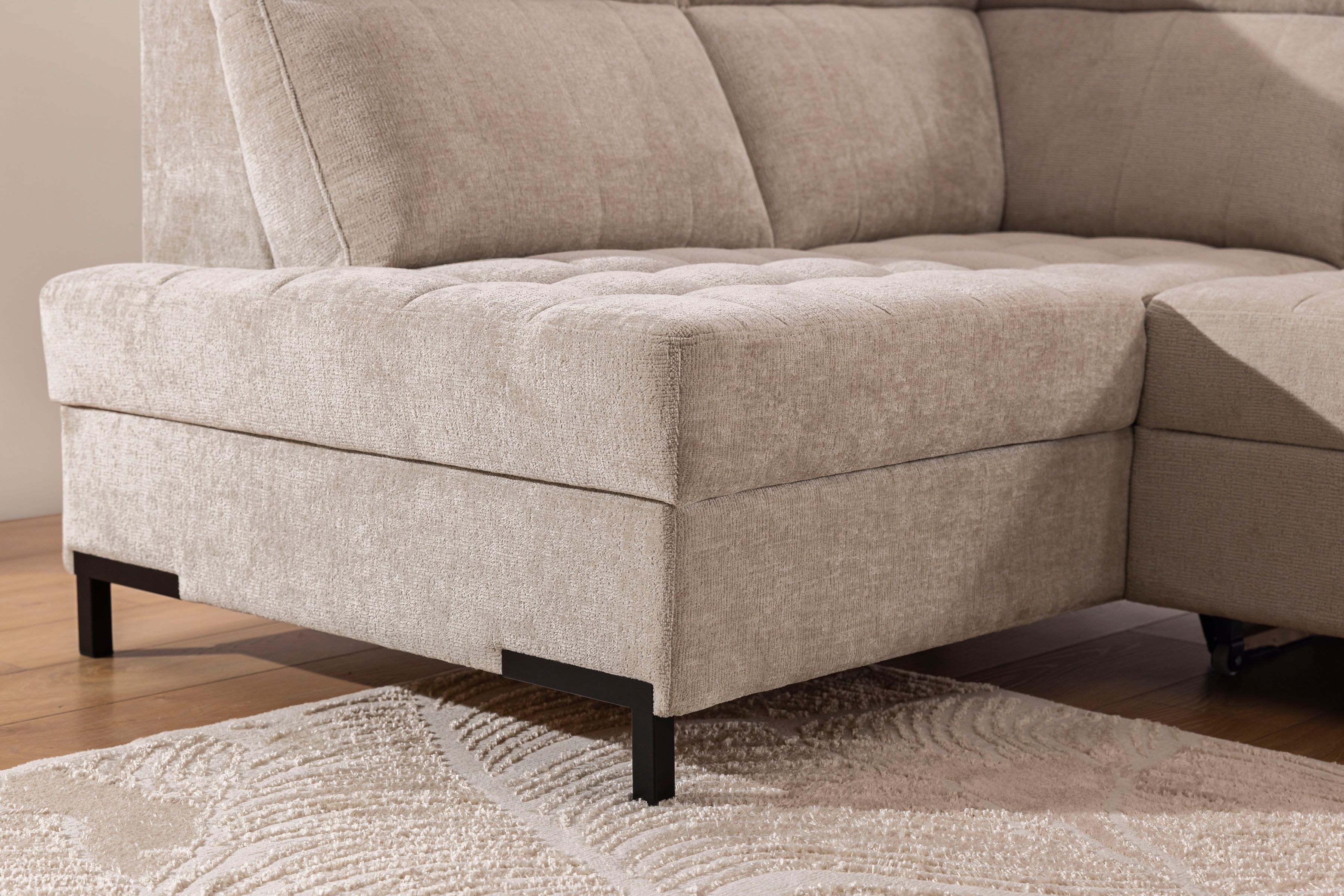 Rohová sedací souprava Gespano L levá - široký vsazený bok Rohová sedací souprava Gespano L levá z szerokim, wcietym bokiem