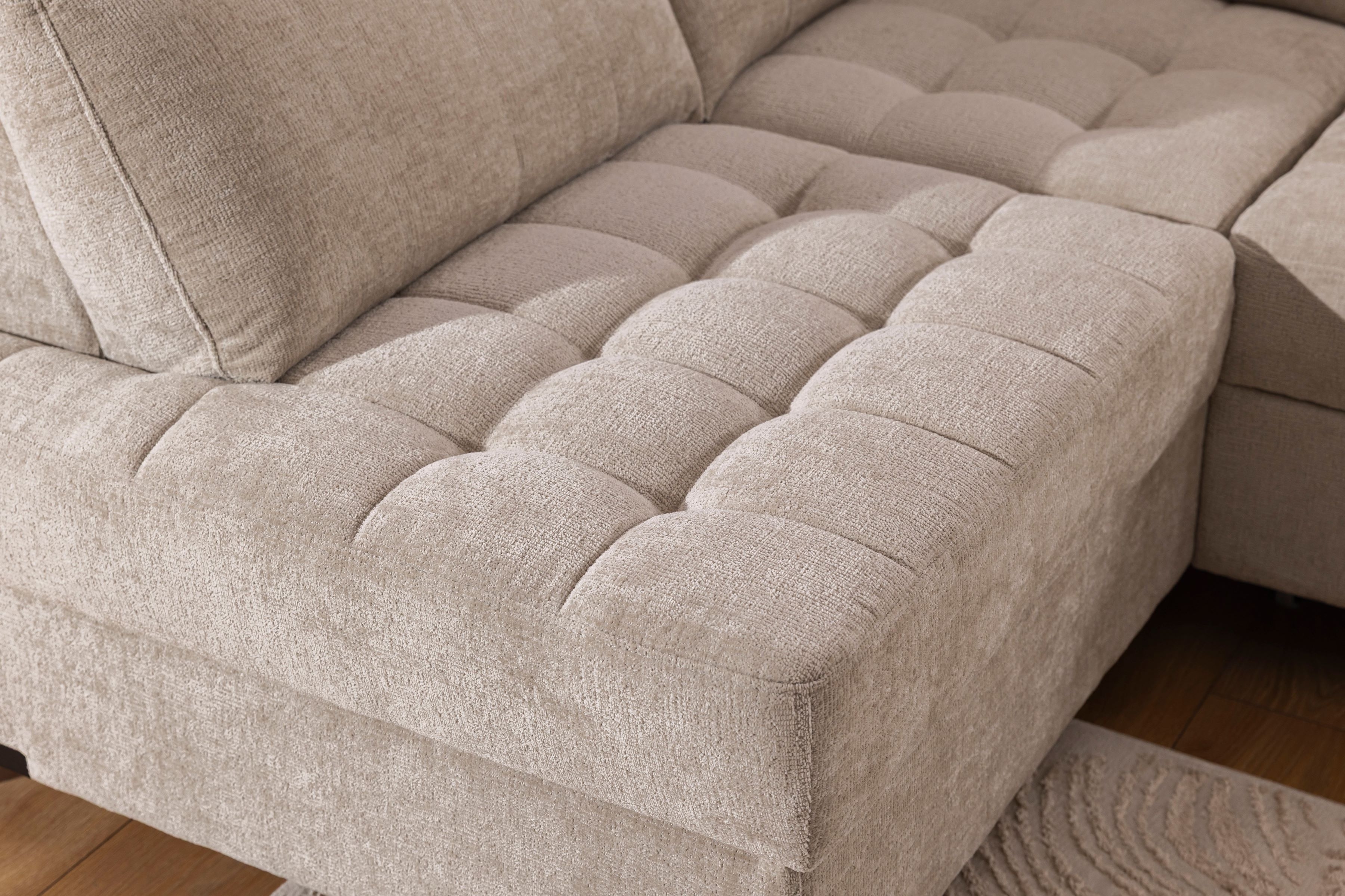 Rohová sedací souprava Gespano L levá - široký vsazený bok Rohová sedací souprava Gespano L levá z szerokim, wcietym bokiem