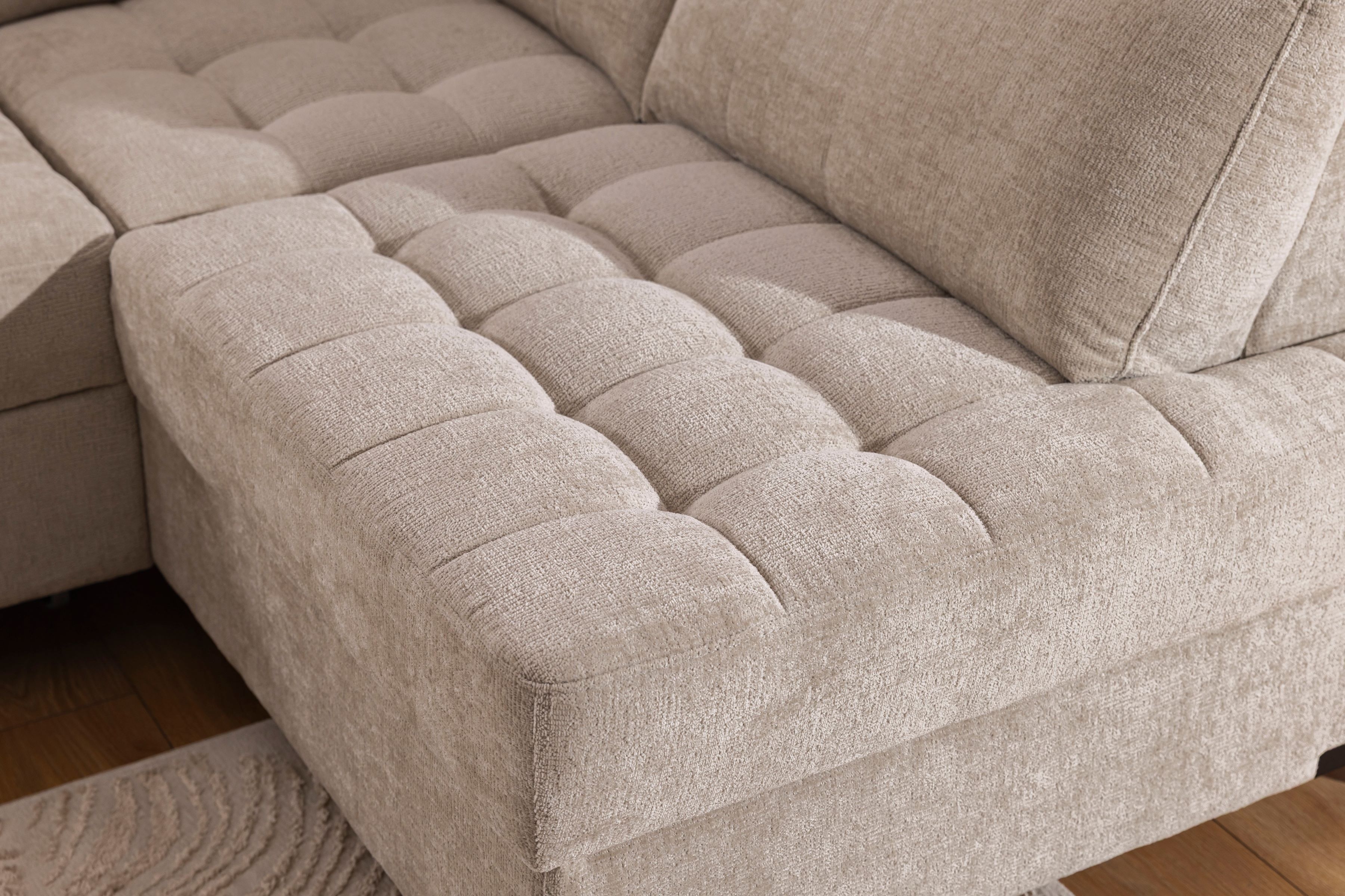 Rohová sedací souprava Gespano L pravá - široký vsazený bok Rohová sedací souprava Gespano L pravá z szerokim, wcietym bokiem