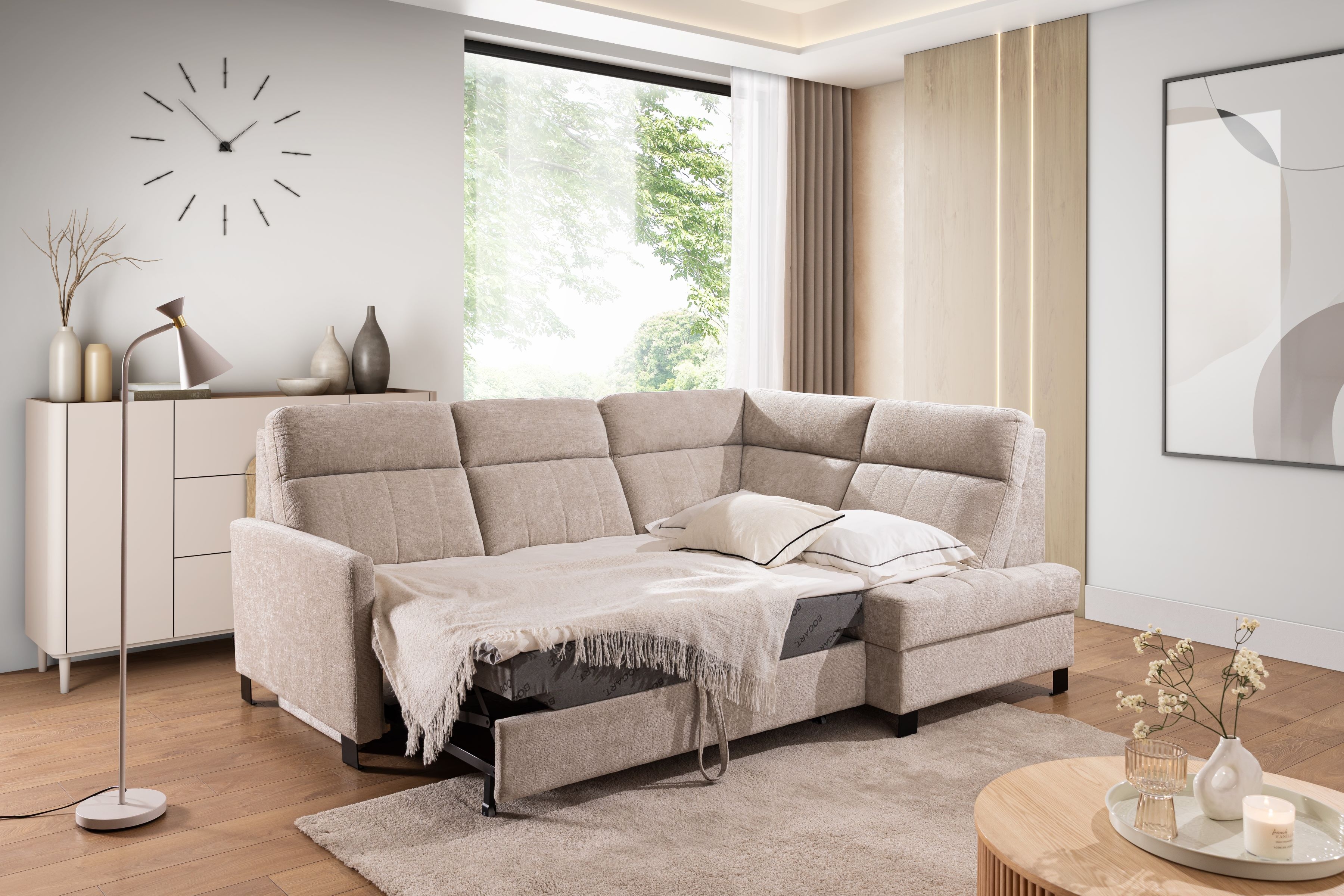 Rohová sedací souprava Gespano L pravá - úzký bok Rohová sedací souprava Gespano L pravá z waskim bokiem