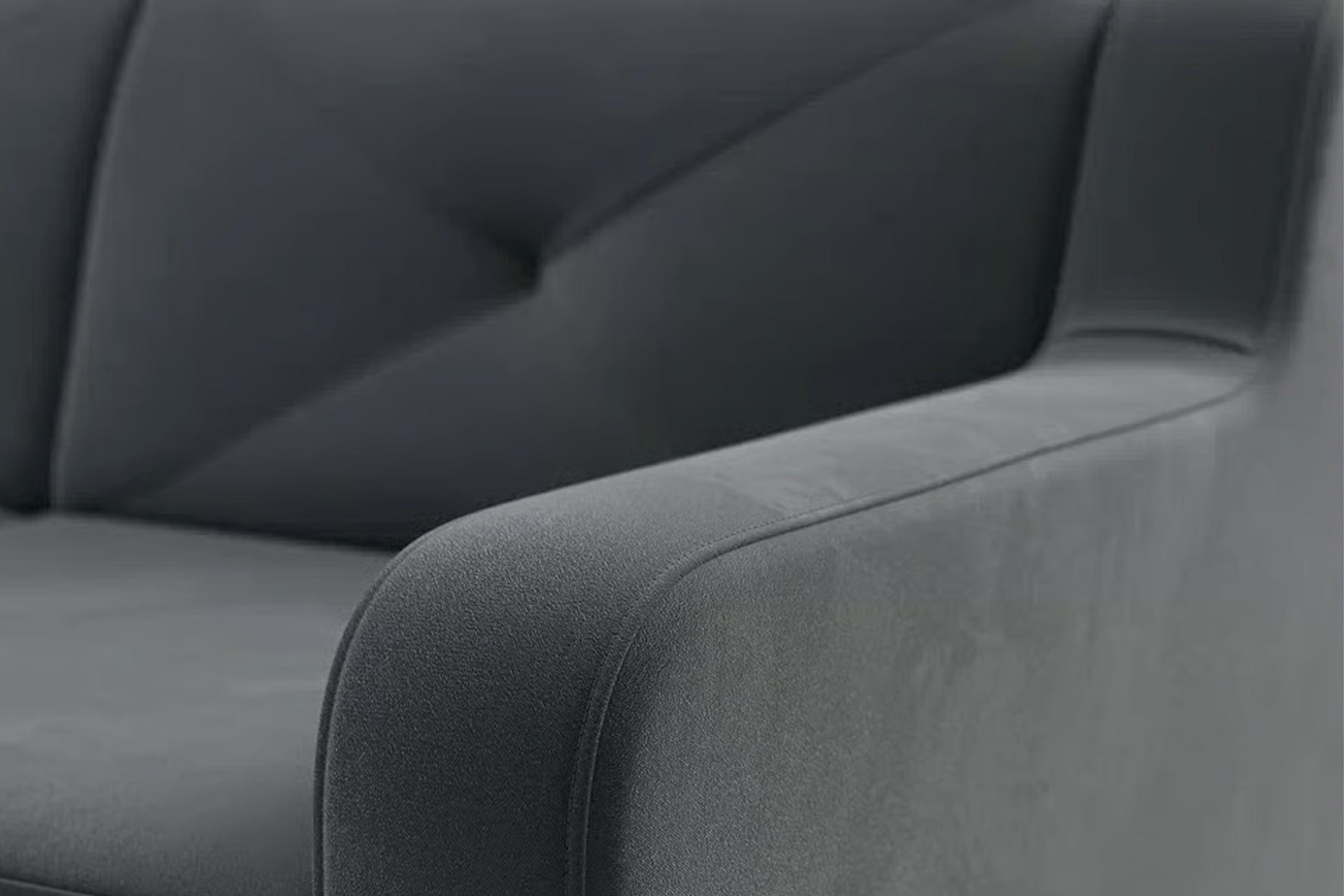 Rozkládací rohová sedací souprava Laksaro U - šedá Jasmine 96 Rohová sedací souprava Laksaro U uniwersalny prawo/levá - šedá samet Jasmine 96