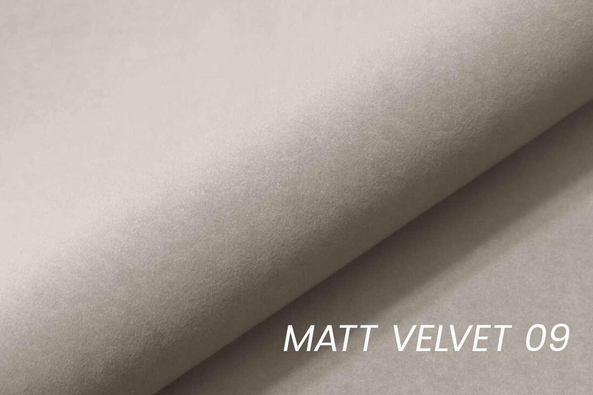 Rohová sedacia súprava Lapios pravá s funkciou spania - béžový matný zamat Matt Velvet 9 Rohová sedacia súprava Lapios s funkciou spánku pravá strana - béžový zamat Matt Velvet 9