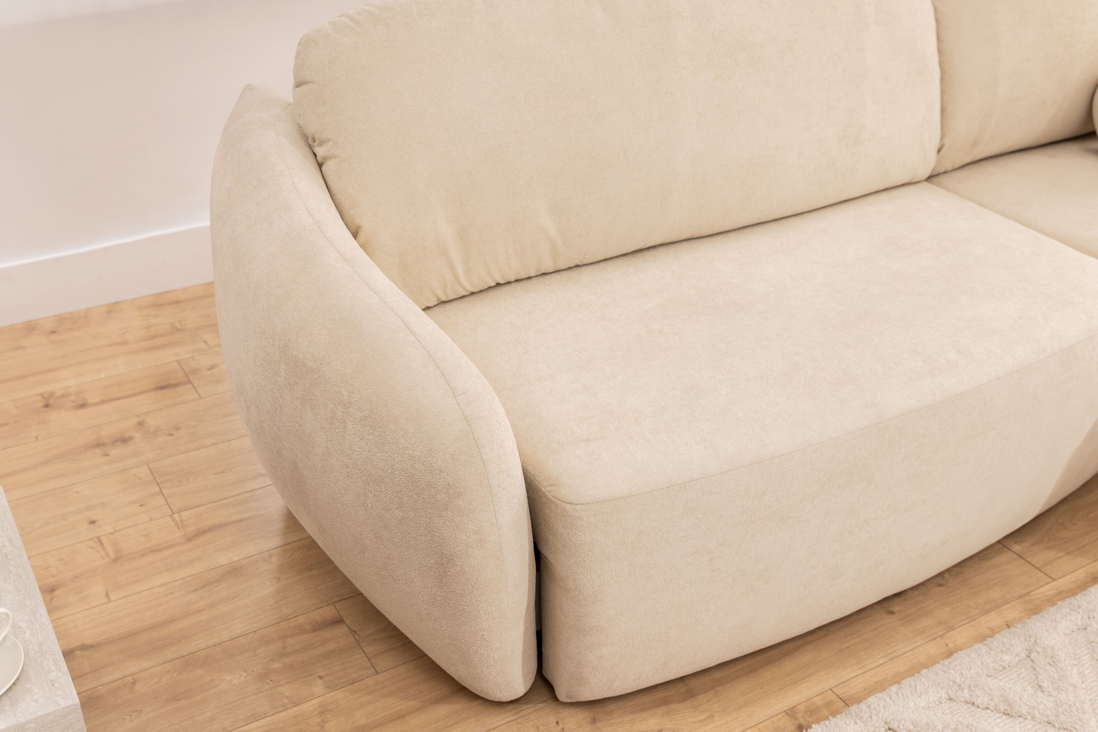 Rozkladacia rohová sedacia súprava Latina Mini univerzálna Rohová sedacia súprava Latina Mini s funkciou spánku uniwersalny Ľavý/Pravý