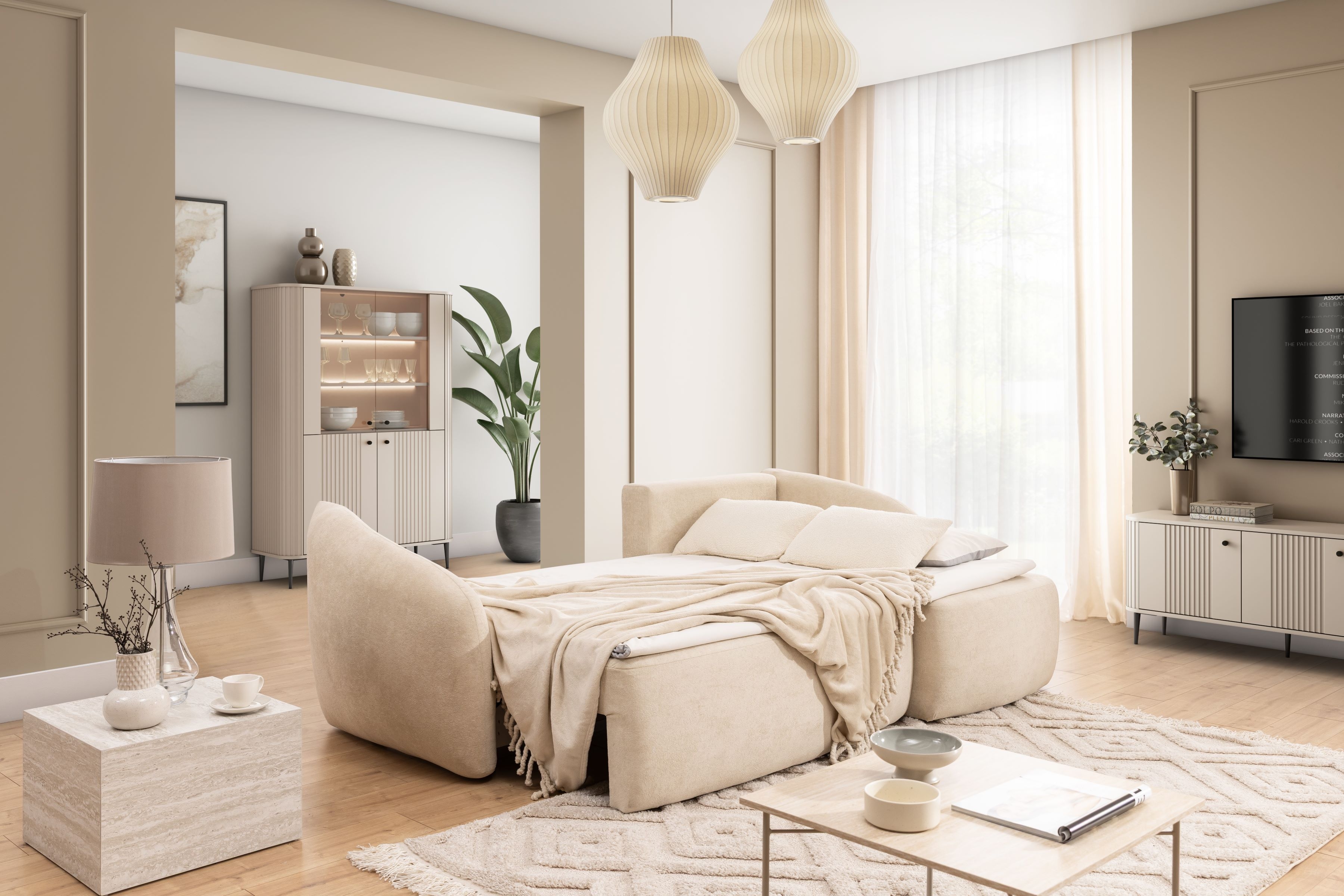 Rozkladacia rohová sedacia súprava Latina Mini univerzálna Rohová sedacia súprava Latina Mini s funkciou spánku uniwersalny Ľavý/Pravý