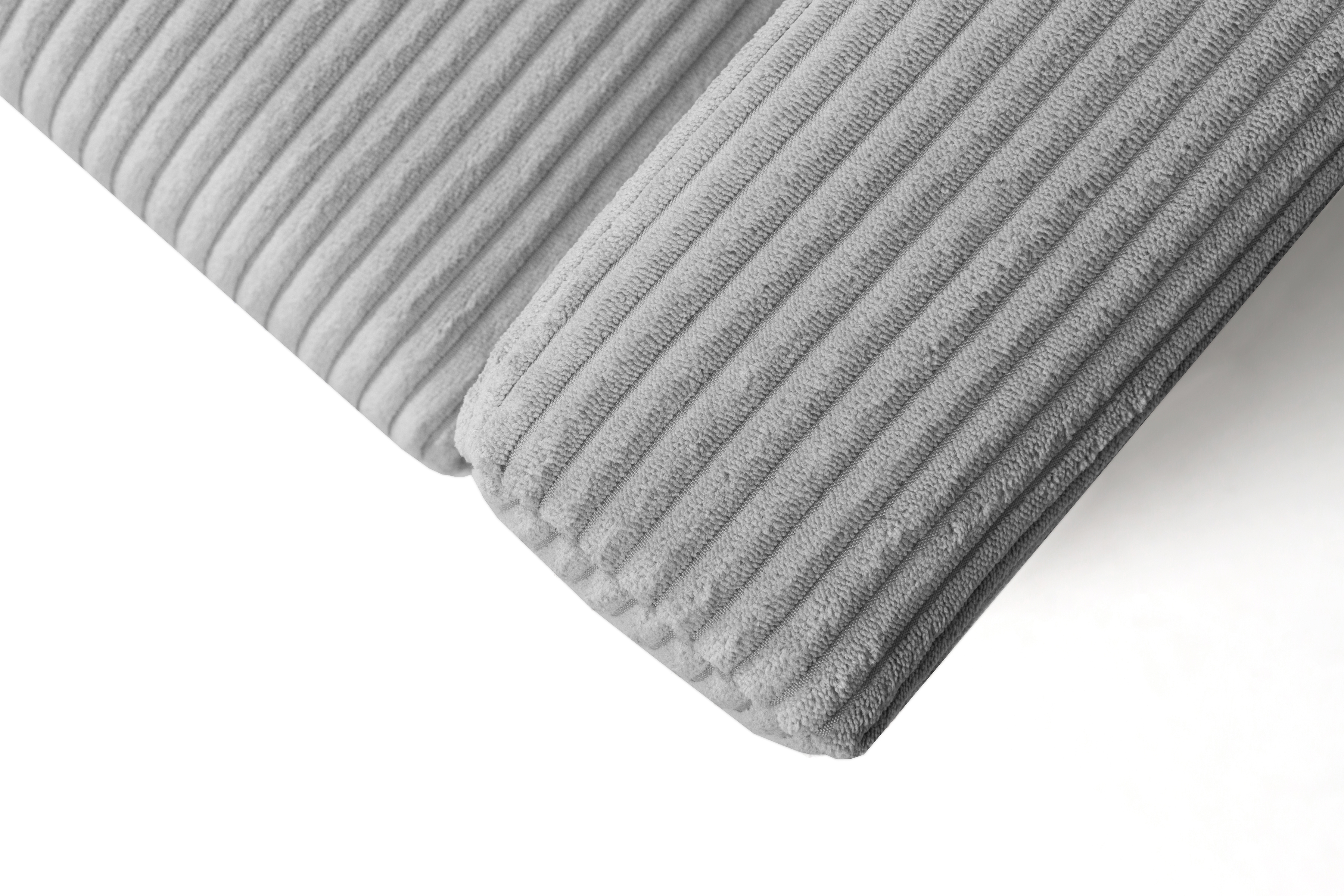 Rozkládací rohová sedací souprava Laveris - šedá Lincoln 86 Rohová sedací souprava Laveris rozkladany uniwersalny prawo/levá - šedá manšestr Lincoln 86