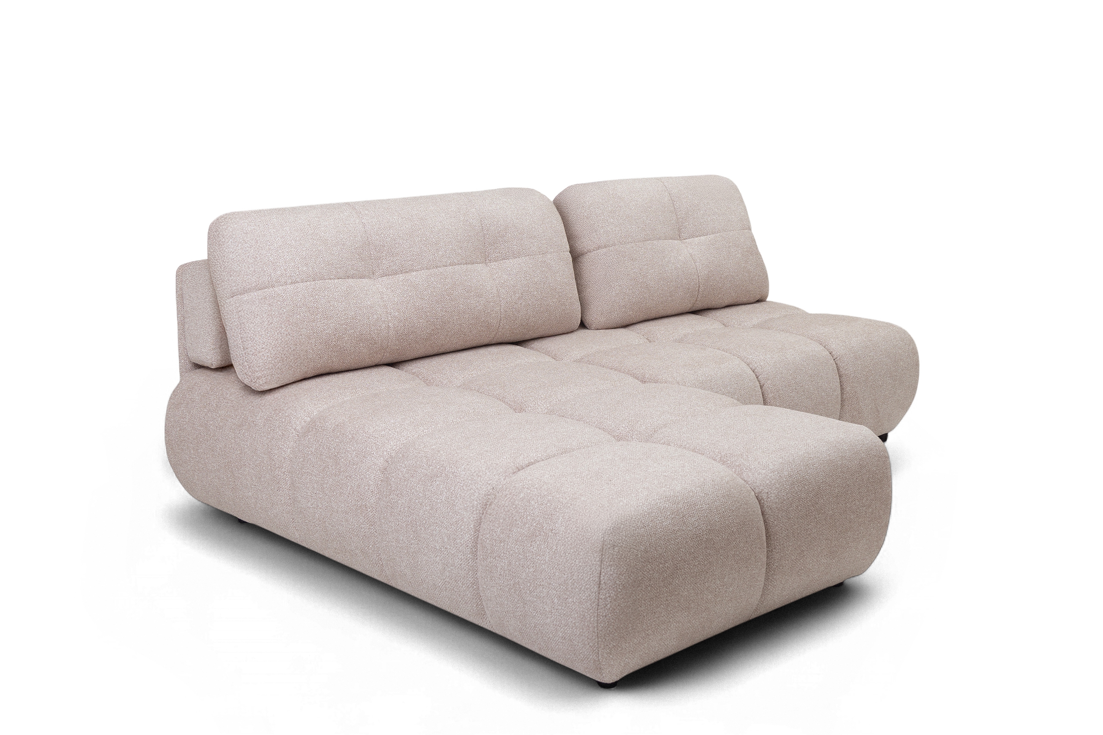 Rohová sedačka Lerio ľavostranná s rozkladom na spanie - svetlobéžová hydrofóbna látka Blur 02 Rohová sedacia súprava Lerio Ľavá strana s funkciou spánku - jasno Béžová dzianina hydrofobowa Blur 02