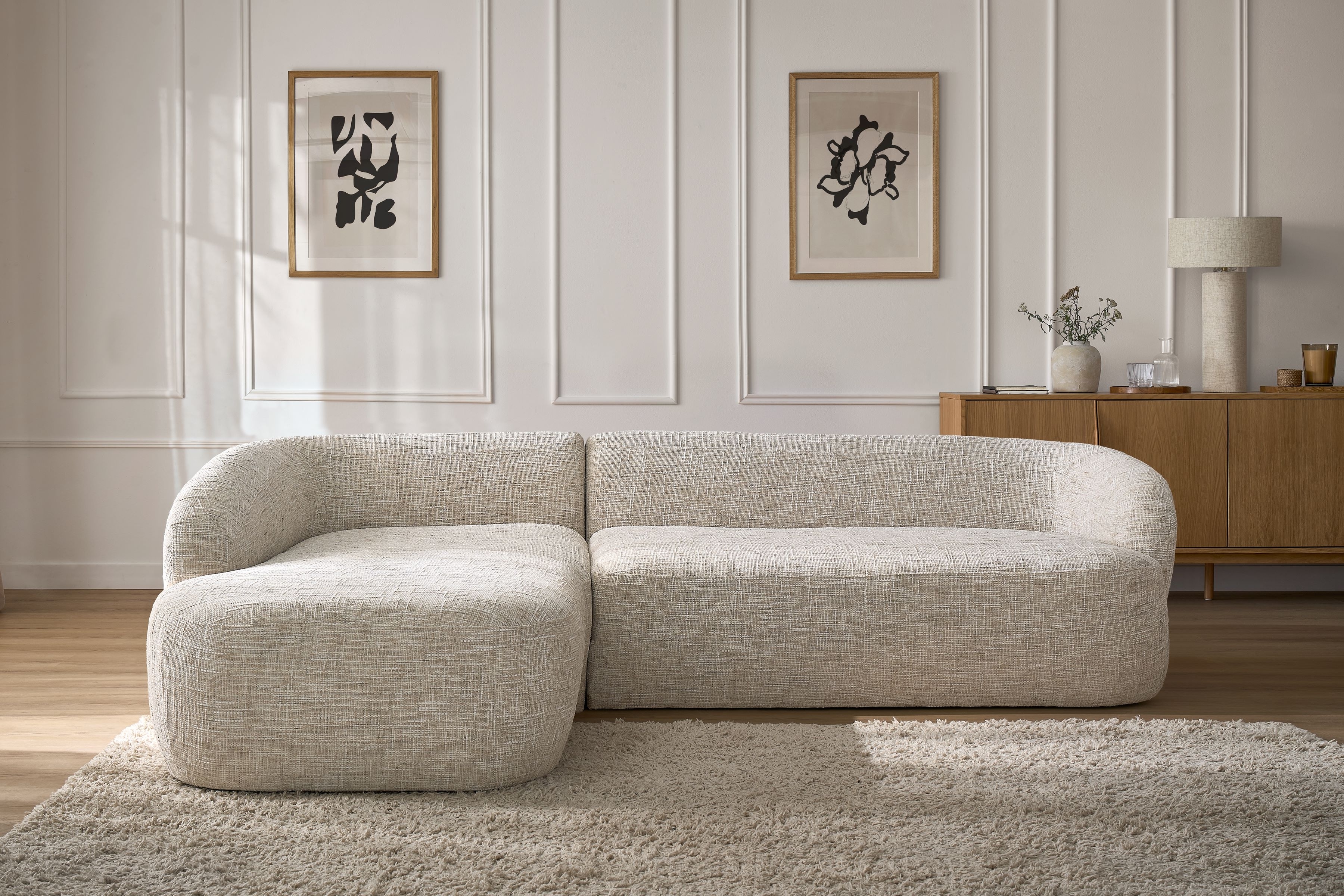 Rohová sedací souprava Finezal 2P+OTZL levá do obývacího pokoje Rohová sedací souprava levá pro obývacího pokoje Finezal OTZL+2P