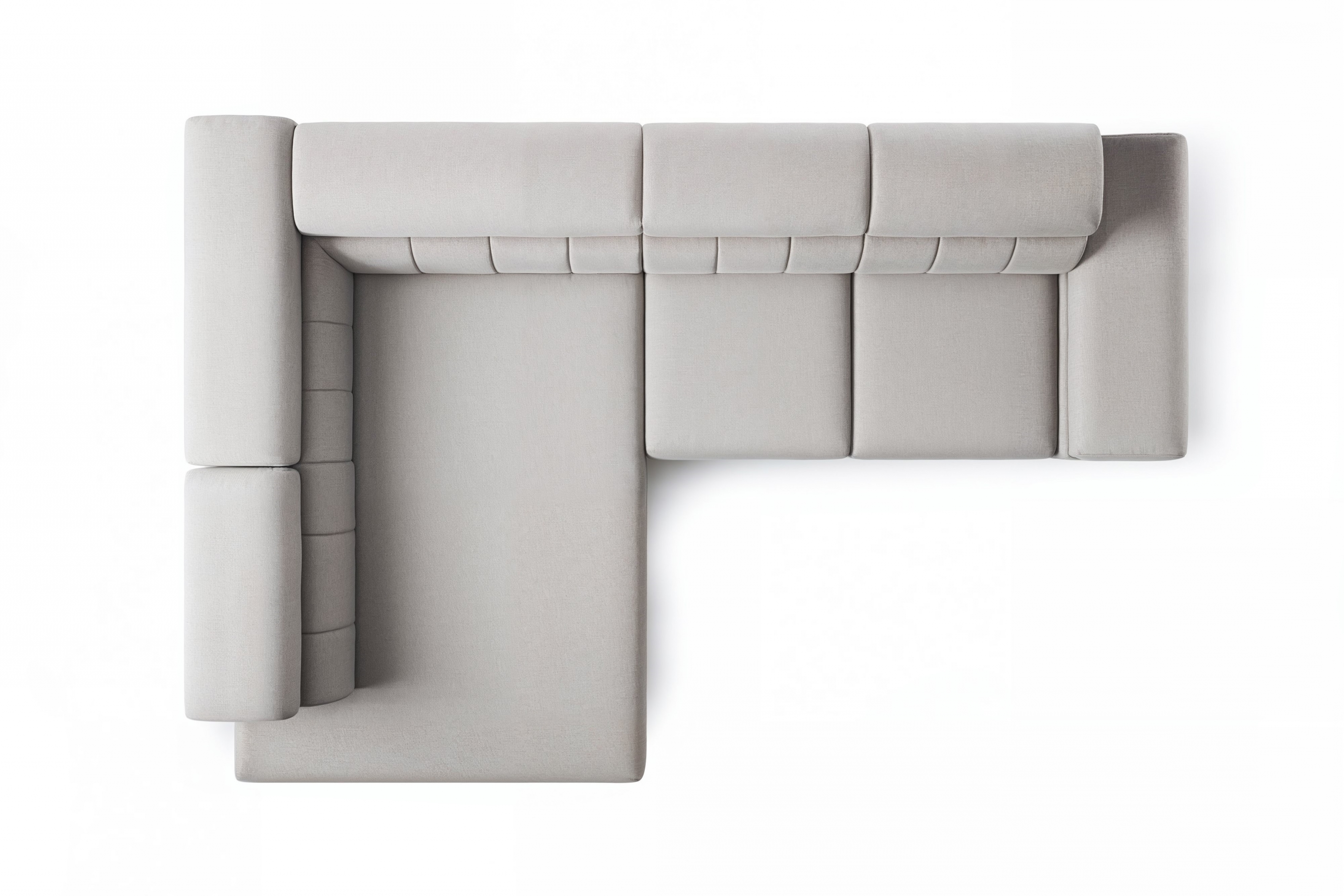 Rohová sedačka Taloria L s el. výsuvným sedadlom ľavá - béžová ľahkočistiaca látka Maya 01 / zlaté nožičky Rohová sedacia súprava Ľavá strana Taloria L - Maya 01, nožičky zlote