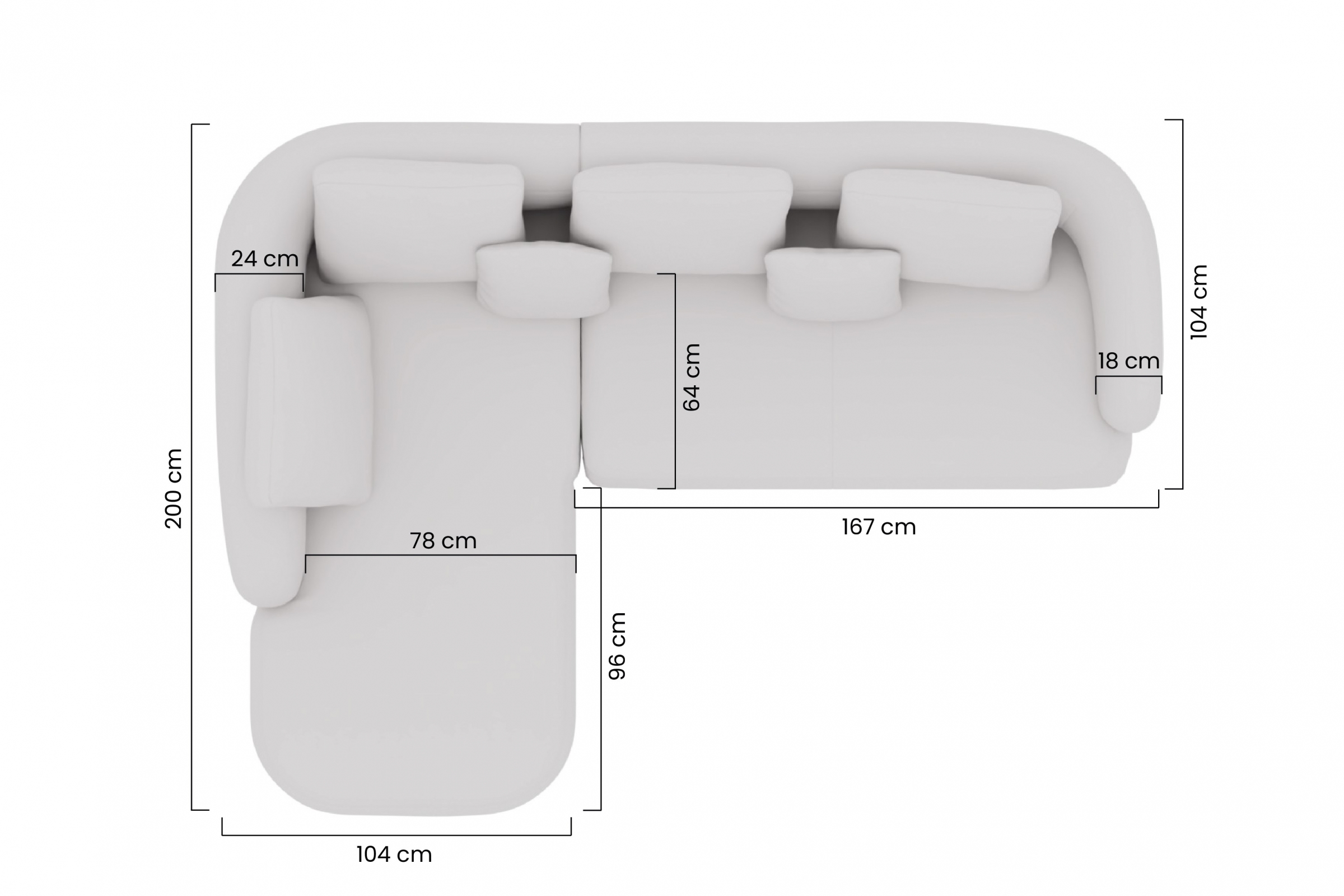 Rohová sedacia súprava Finezal 2P+OTZL ľavá - béžová žinylka Tender Way 04  Rohová sedacia súprava Ľavá strana do obývacej izby Finezal 2P+OTZL - tmavý béžový šenil Tender Way 04 