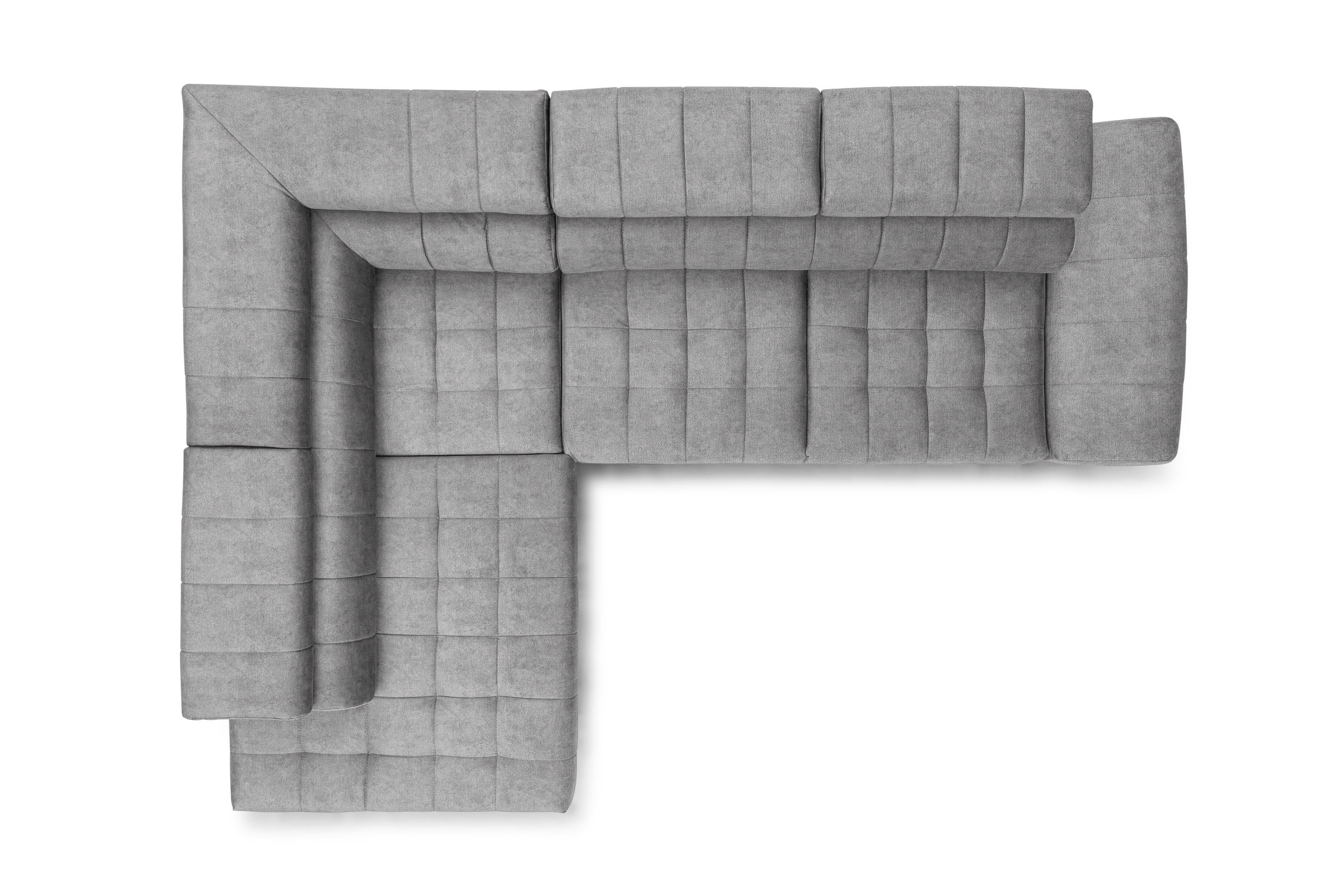 Rohová sedacia súprava Valoris L ľavá s funkciou spania - sivý šenil Perfect Harmony 80 Rohová sedacia súprava Ľavá strana Valoris L s funkciou spania - šedý šenil Perfect Harmony 80