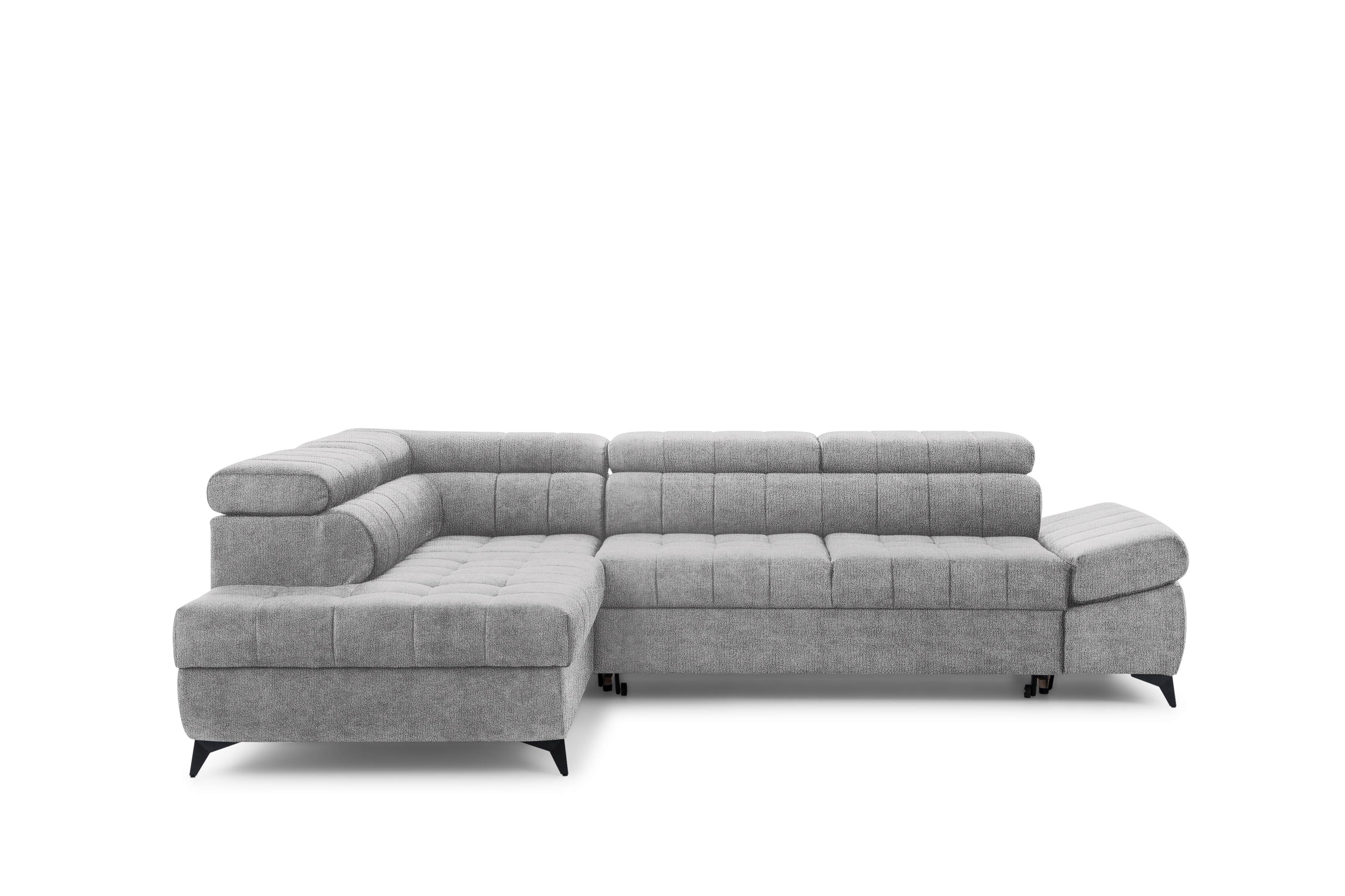 Rohová sedacia súprava Valoris L ľavá s funkciou spania - sivý šenil Perfect Harmony 80 Rohová sedacia súprava Ľavá strana Valoris L s funkciou spania - šedý šenil Perfect Harmony 80