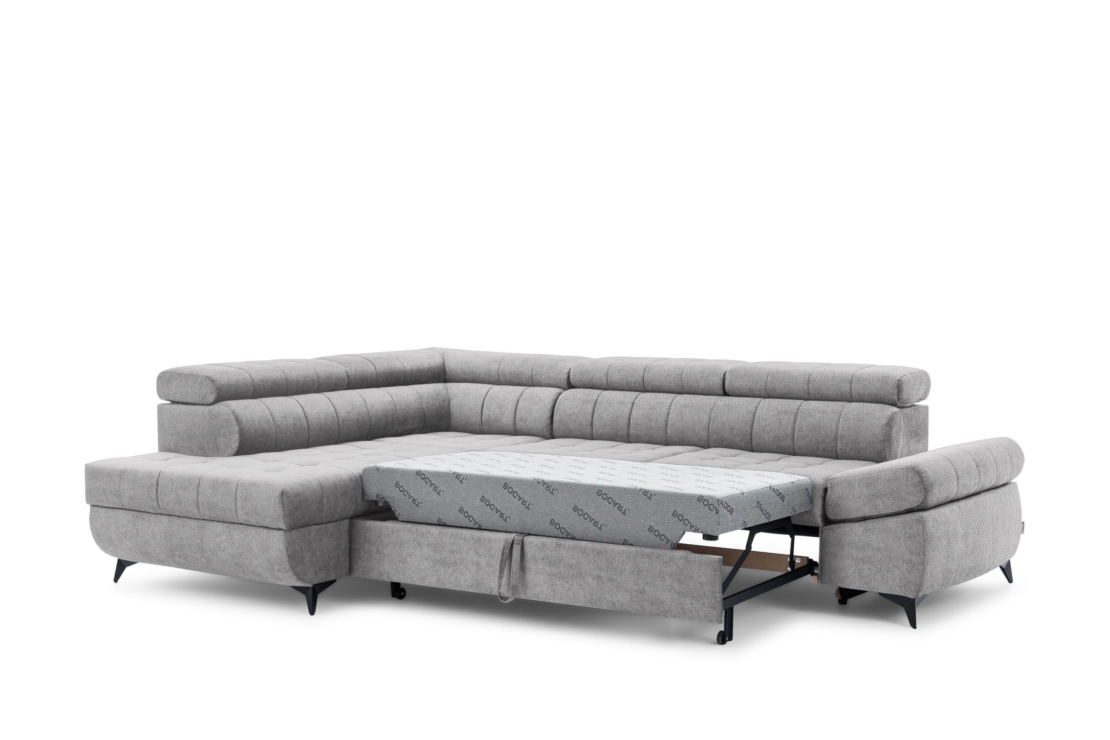 Rohová sedacia súprava Valoris L ľavá s funkciou spania - sivý šenil Perfect Harmony 80 Rohová sedacia súprava Ľavá strana Valoris L s funkciou spania - šedý šenil Perfect Harmony 80