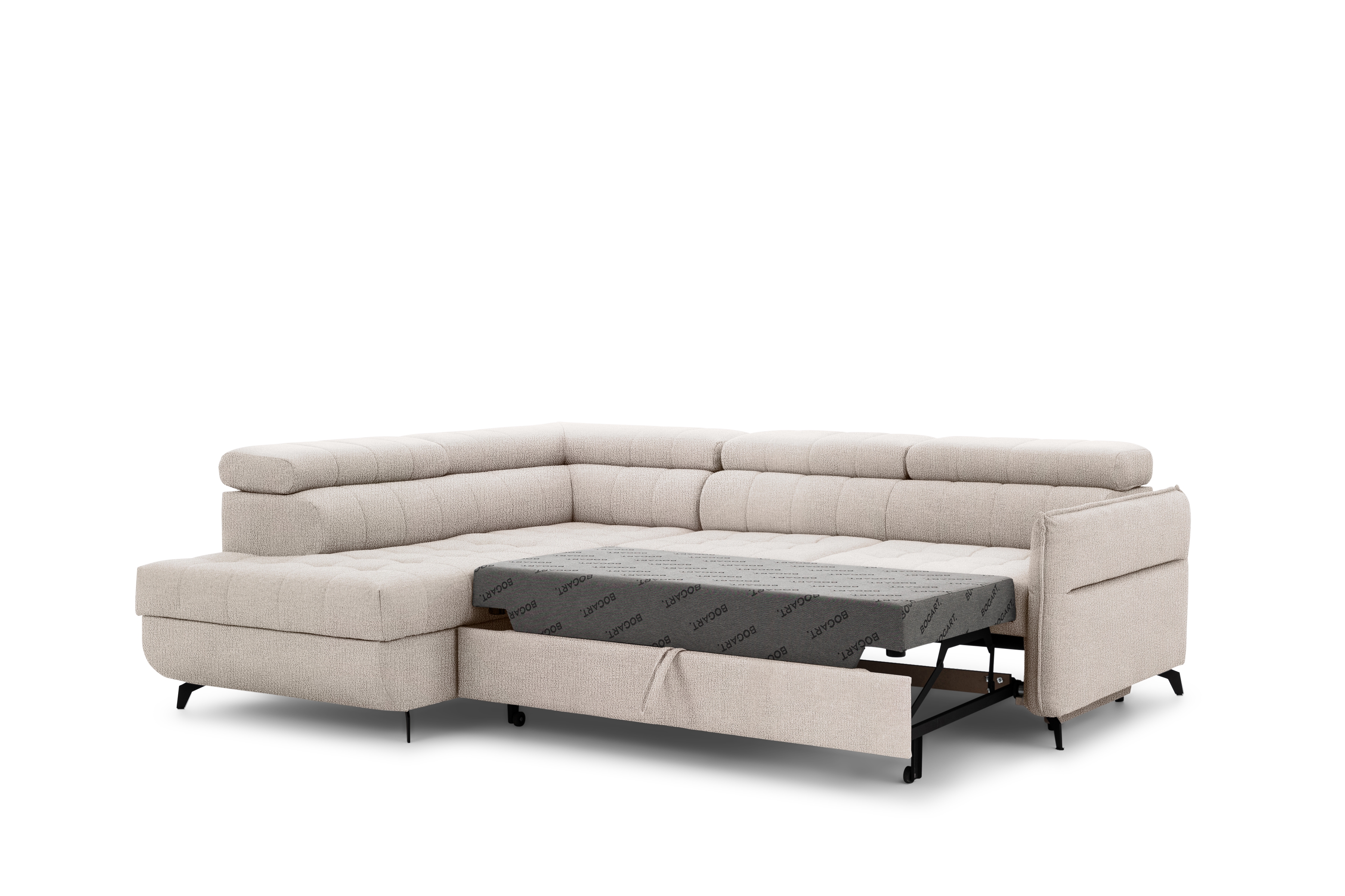 Rohová sedacia súprava Elarias L ľavá s funkciou spania - béžový šenil Perfect Harmony 07 Rohová sedacia súprava Ľavá strana s funkciou spania Elarias L - béžový šenil Perfect Harmony 07