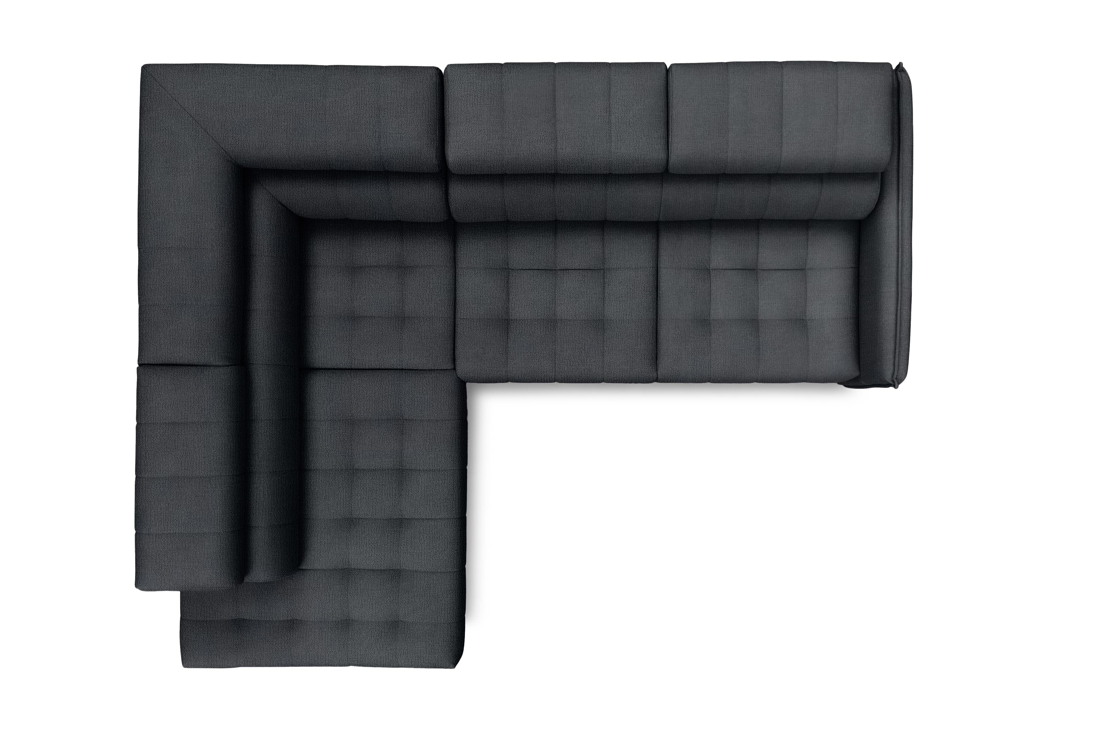 Rohová sedacia súprava Elarias L ľavá s funkciou spania - grafitový šenil Perfect Harmony 90 Rohová sedacia súprava Ľavá strana s funkciou spania Elarias L - Grafitový šenil Perfect Harmony 90