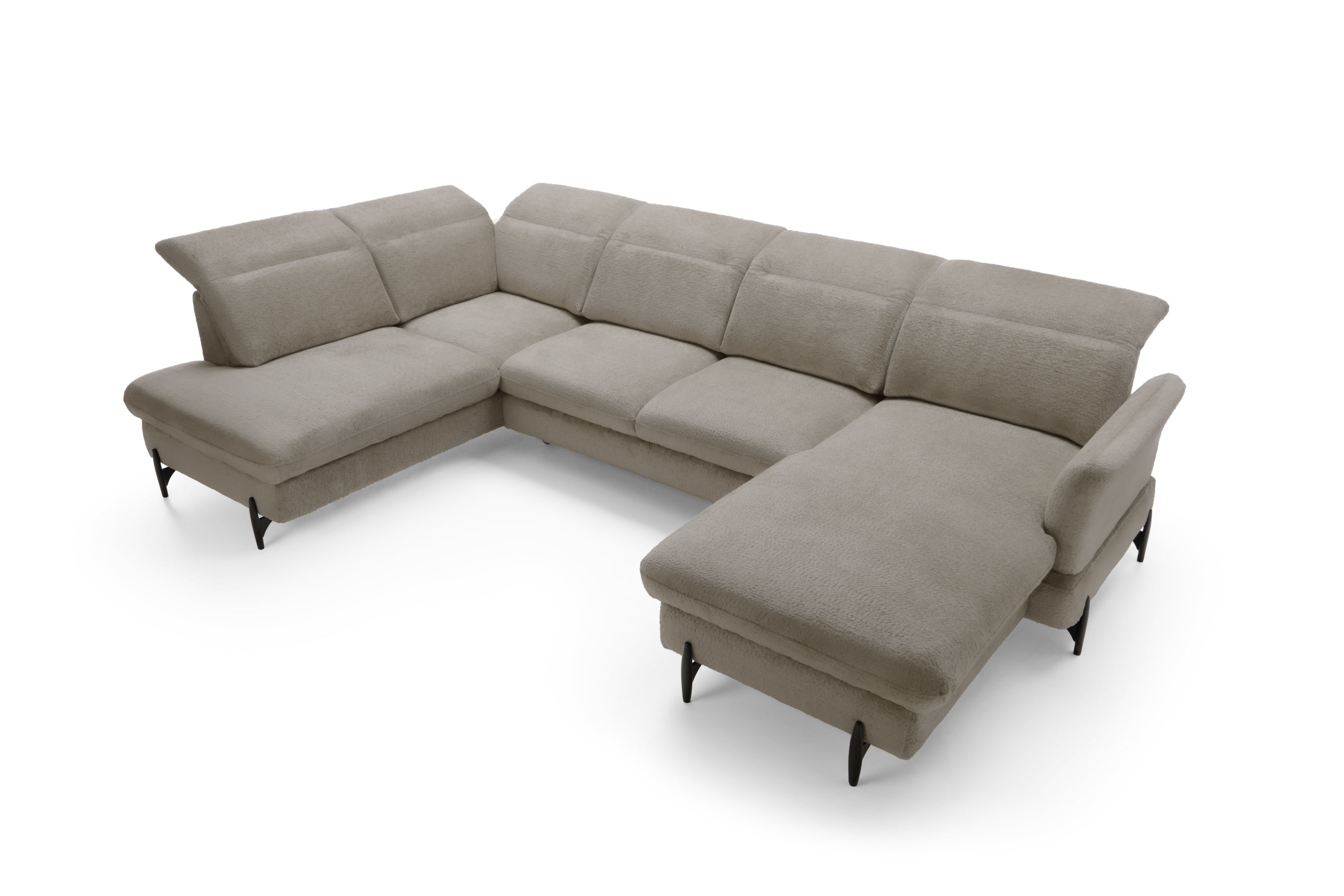 Rohová sedacia súprava ľavá rozkladacia Sienna I - Béžová / žinylka / Bellini 6 Rohová sedacia súprava Ľavá strana s funkciou spania Sienna I - Béžová / šenil / Bellini 6