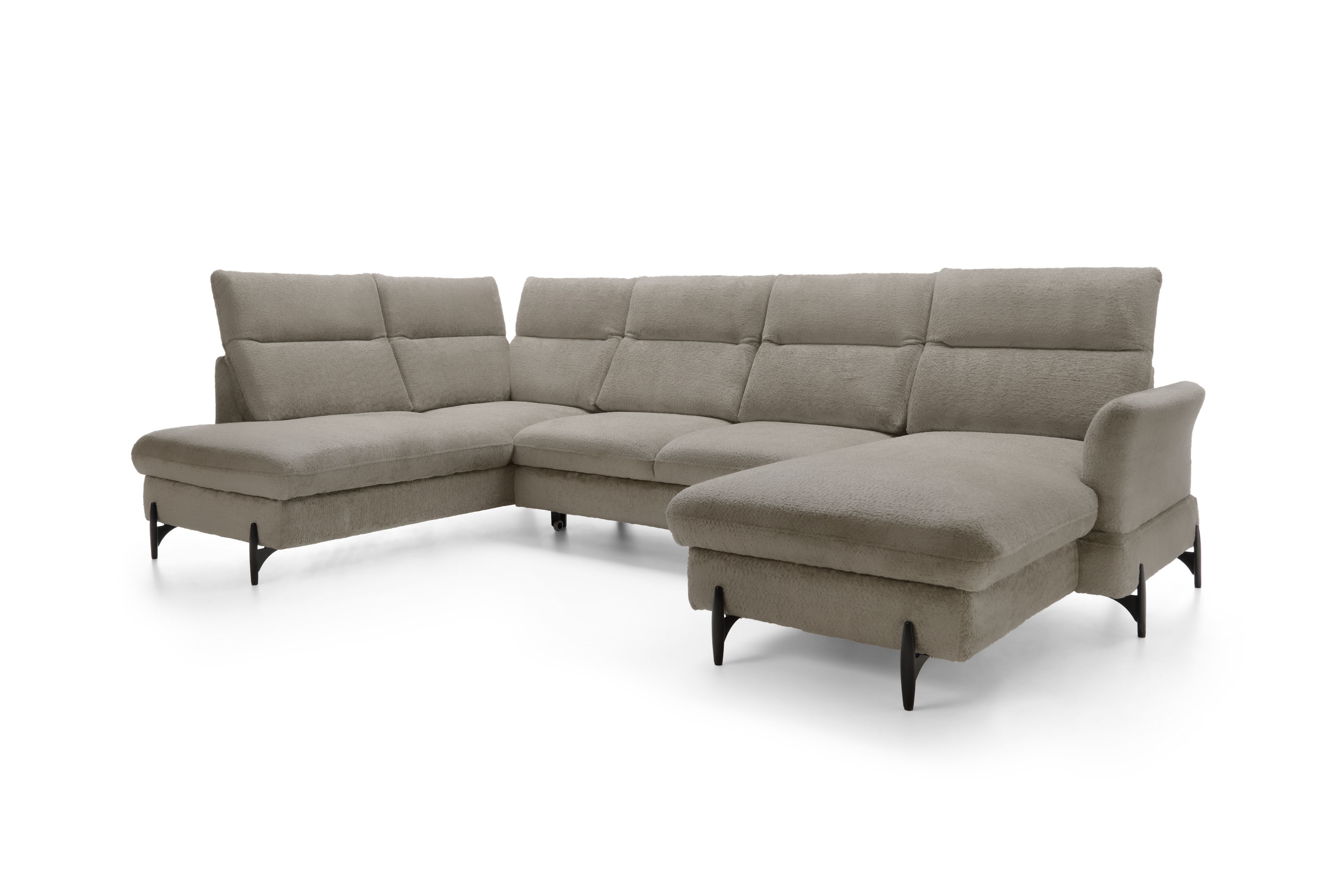 Rohová sedacia súprava ľavá rozkladacia Sienna I - Béžová / žinylka / Bellini 6 Rohová sedacia súprava Ľavá strana s funkciou spania Sienna I - Béžová / šenil / Bellini 6