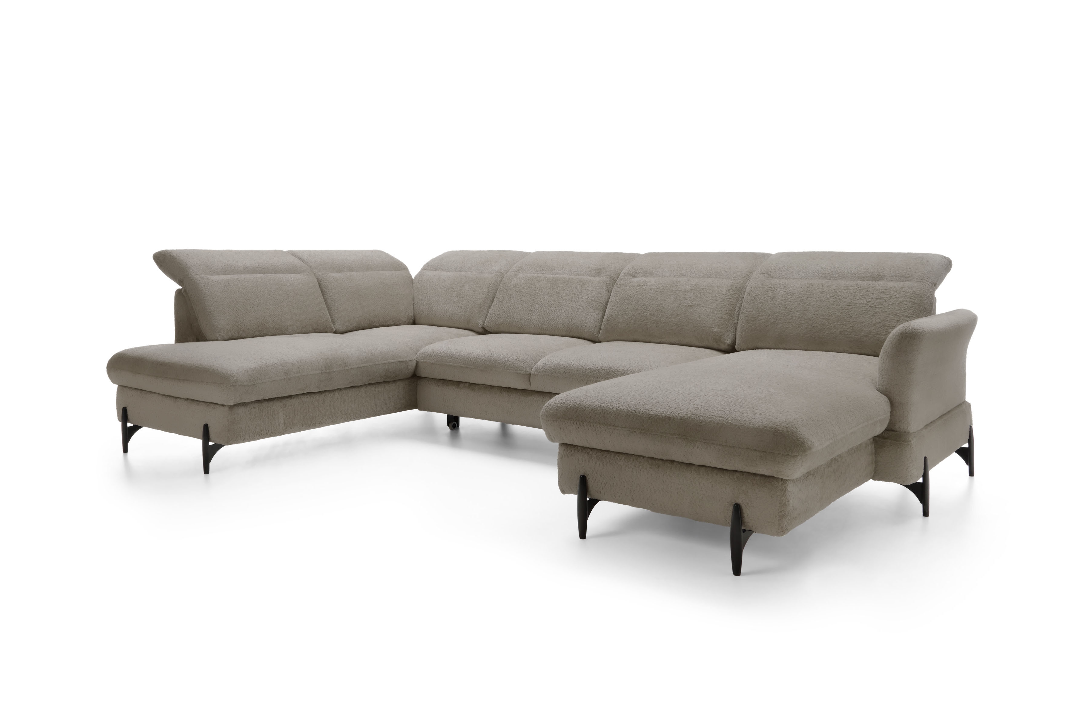 Rohová sedacia súprava ľavá rozkladacia Sienna I - Béžová / žinylka / Bellini 6 Rohová sedacia súprava Ľavá strana s funkciou spania Sienna I - Béžová / šenil / Bellini 6