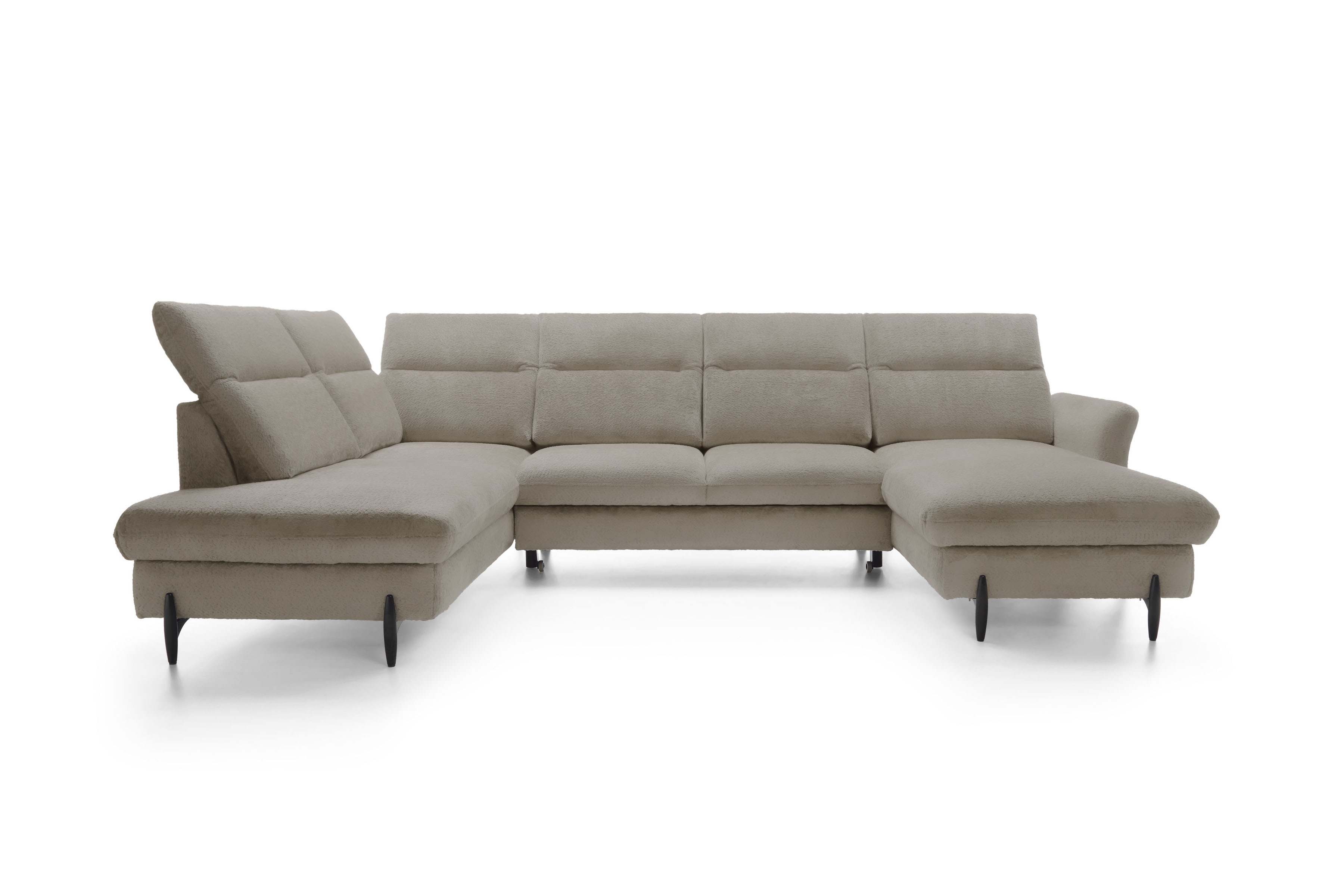 Rohová sedacia súprava ľavá rozkladacia Sienna I - Béžová / žinylka / Bellini 6 Rohová sedacia súprava Ľavá strana s funkciou spania Sienna I - Béžová / šenil / Bellini 6