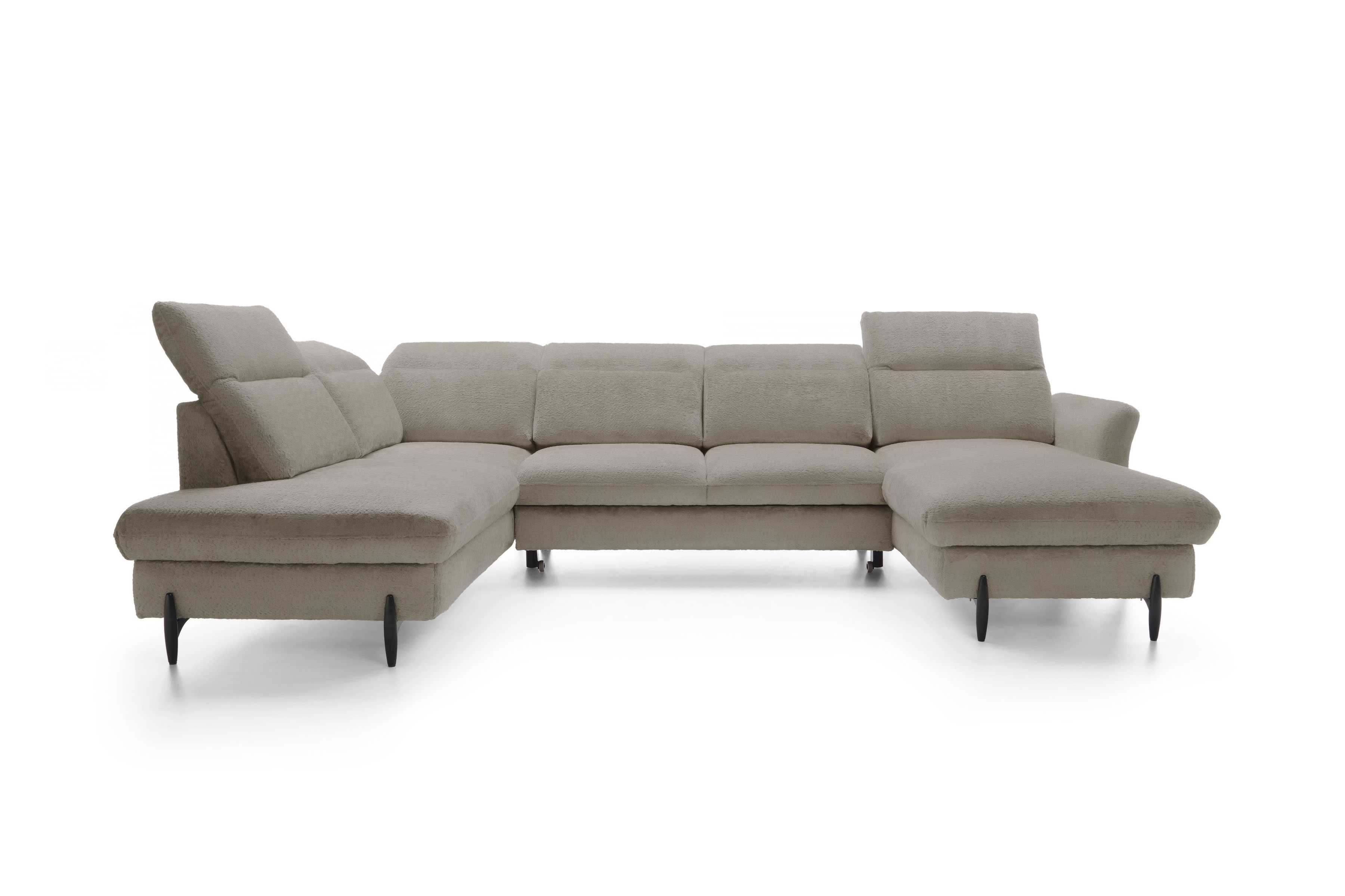 Rohová sedacia súprava ľavá rozkladacia Sienna I - Béžová / žinylka / Bellini 6 Rohová sedacia súprava Ľavá strana s funkciou spania Sienna I - Béžová / šenil / Bellini 6