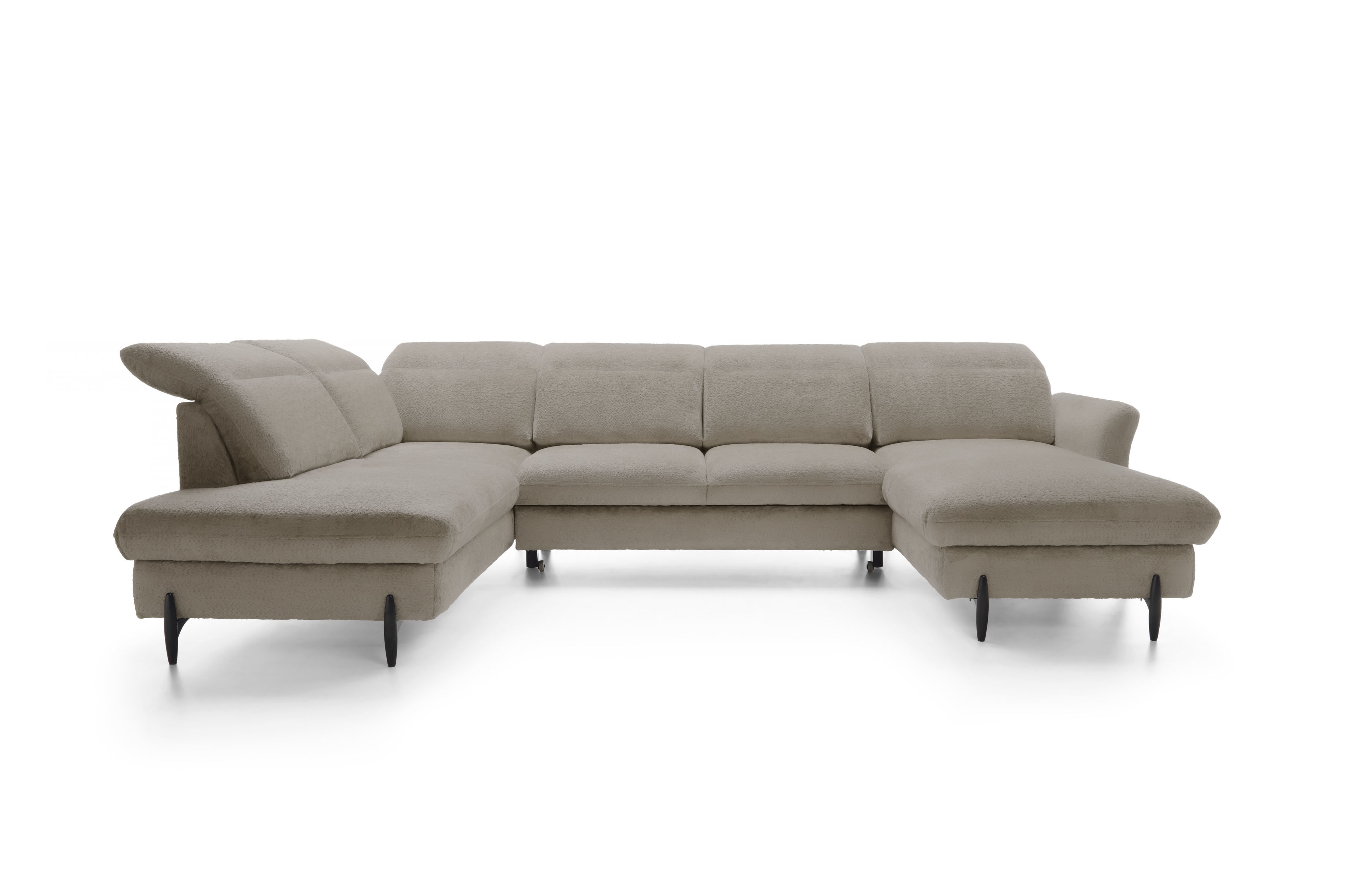 Rohová sedacia súprava ľavá rozkladacia Sienna I - Béžová / žinylka / Bellini 6 Rohová sedacia súprava Ľavá strana s funkciou spania Sienna I - Béžová / šenil / Bellini 6