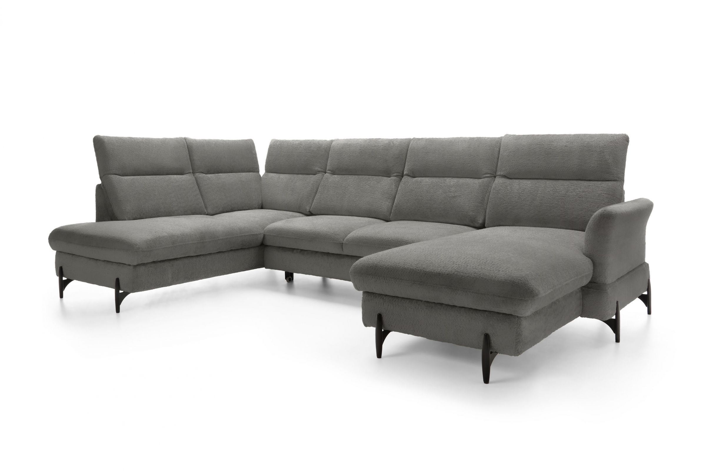 Rohová sedacia súprava ľavá rozkladacia Sienna I - grafit / žinylka / Bellini 2 Rohová sedacia súprava Ľavá strana s funkciou spania Sienna I - grafit / šenil / Bellini 2