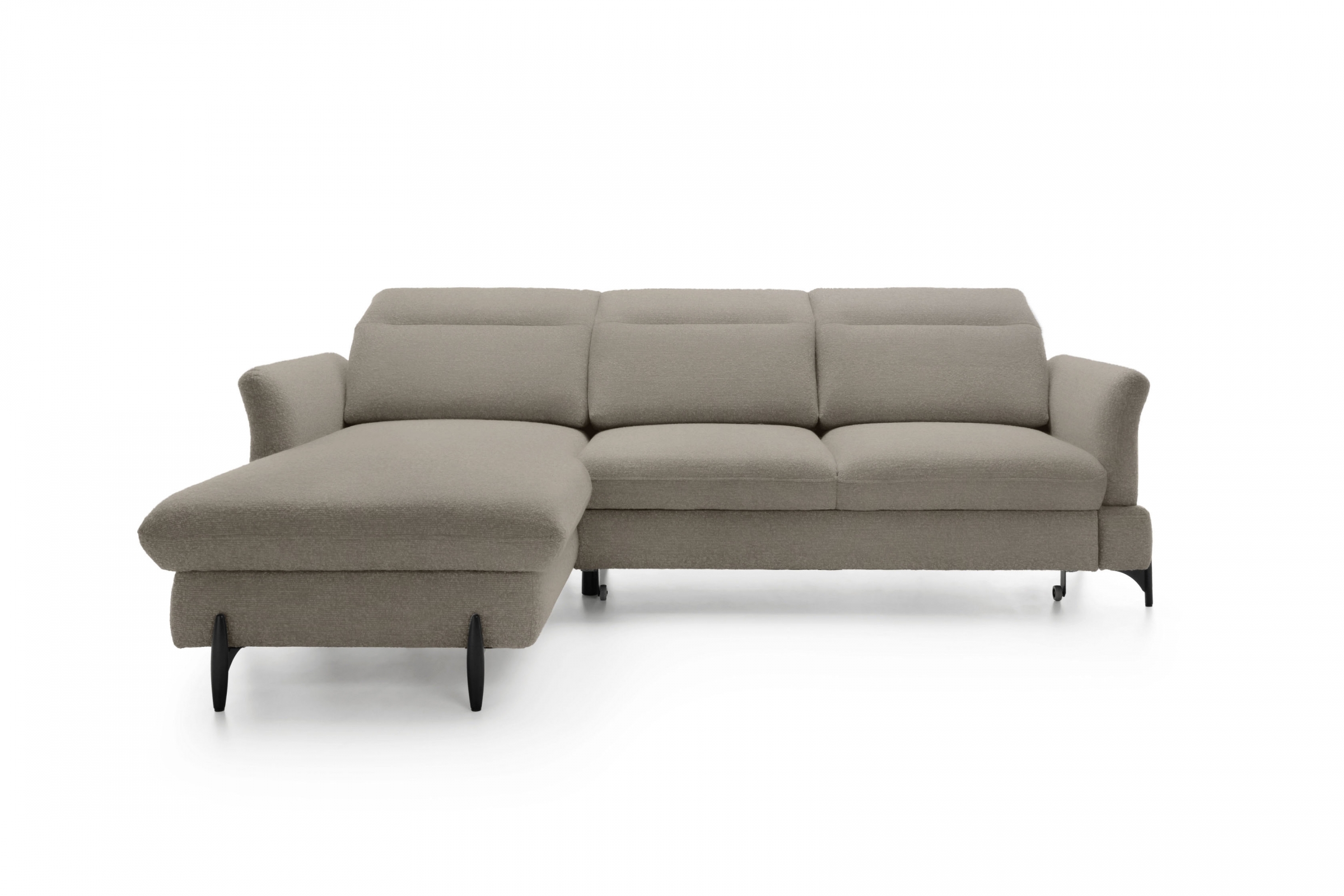 Rozkládací rohová sedací souprava Sienna III levá - béžová / šenil Bellini 6 Rohová sedací souprava levá rozkládací Sienna III - béžová / šenil / Bellini 6