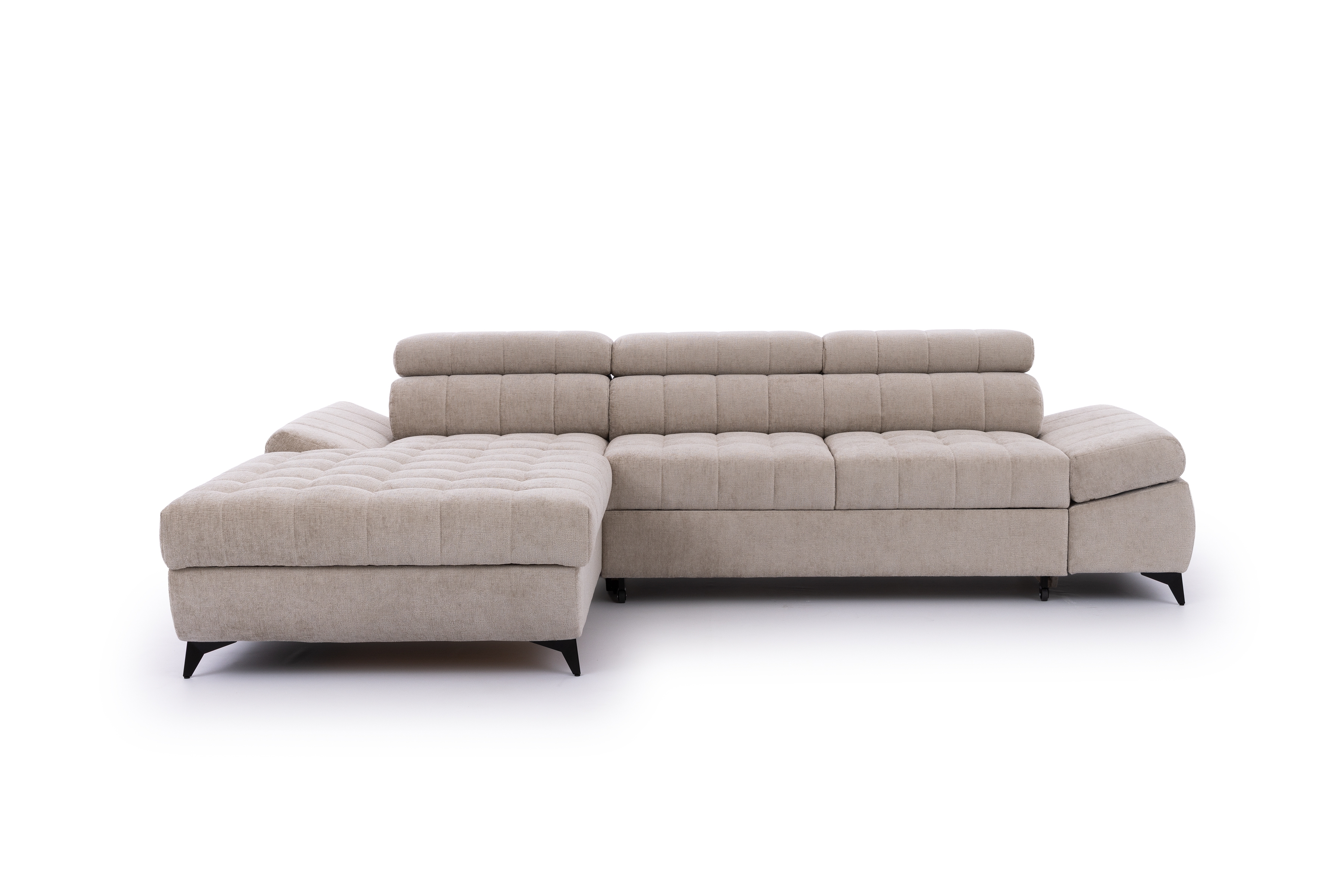 Rohová sedacia súprava Valoris Mini ľavá s funkciou spania - béžový šenil Perfect Harmony 07 Rohová sedacia súprava Ľavá strana s funkciou spánku Valoris Mini - béžový šenil Perfect harmony 07