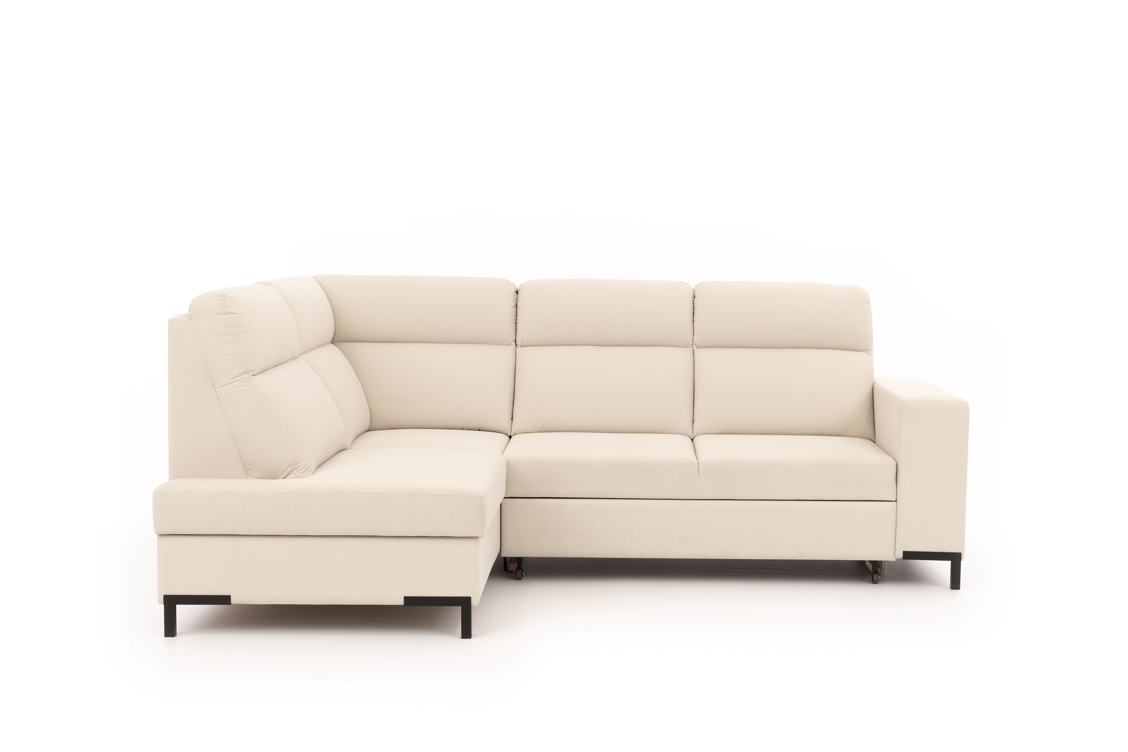 Rohová pohovka Loario L levá se širokými boky Rohová sedací souprava Loario L levá z szerokim bokiem