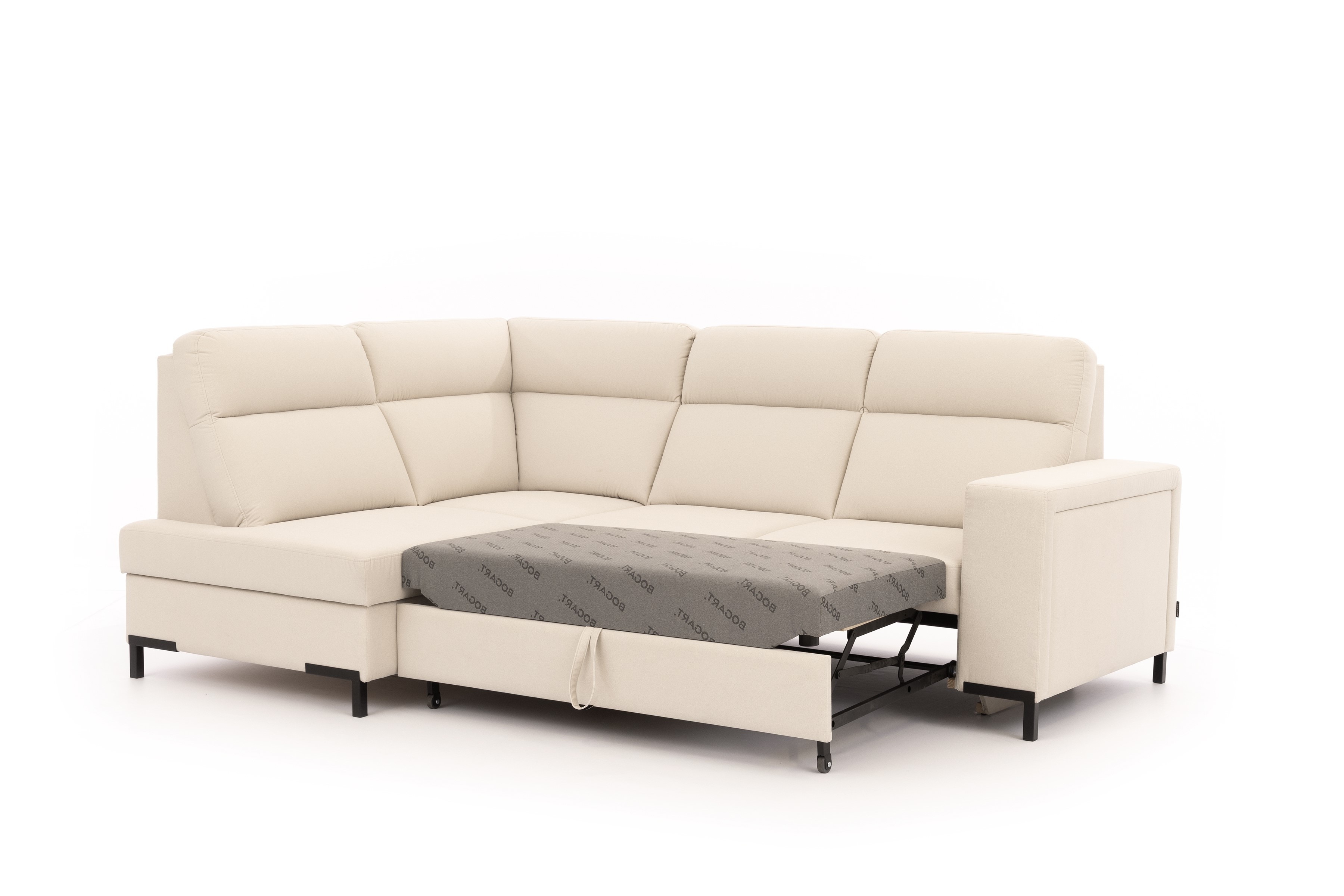 Rohová pohovka Loario L levá se širokými boky Rohová sedací souprava Loario L levá z szerokim bokiem