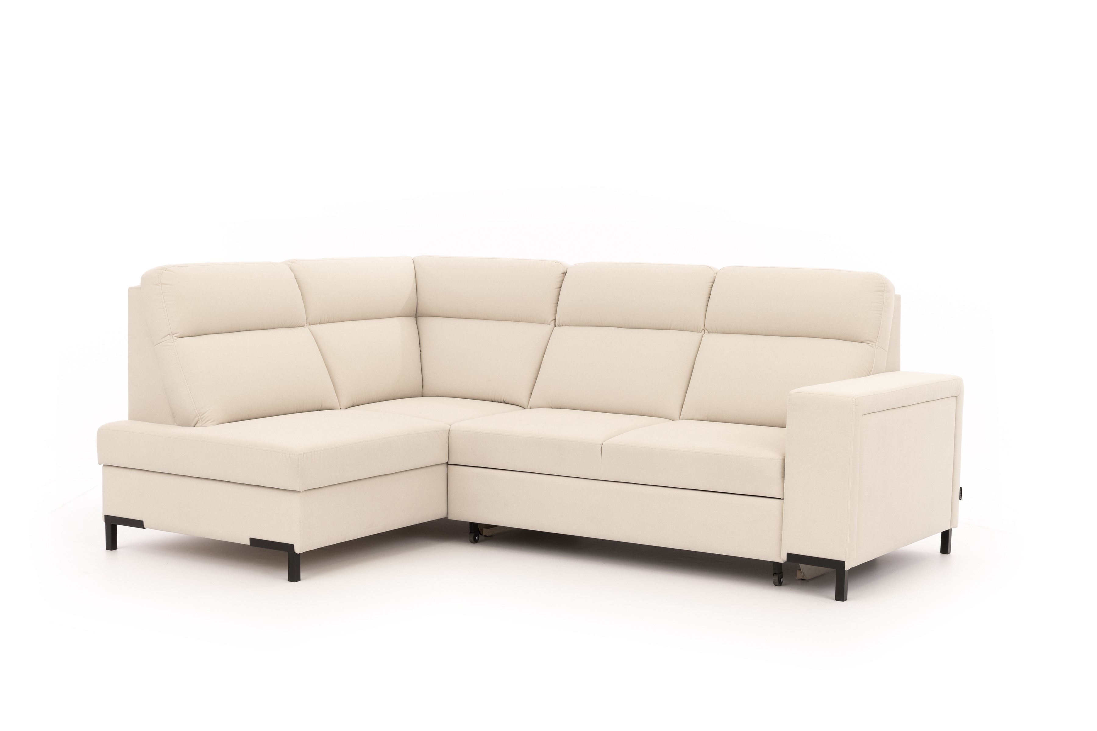 Rohová pohovka Loario L levá se širokými boky Rohová sedací souprava Loario L levá z szerokim bokiem