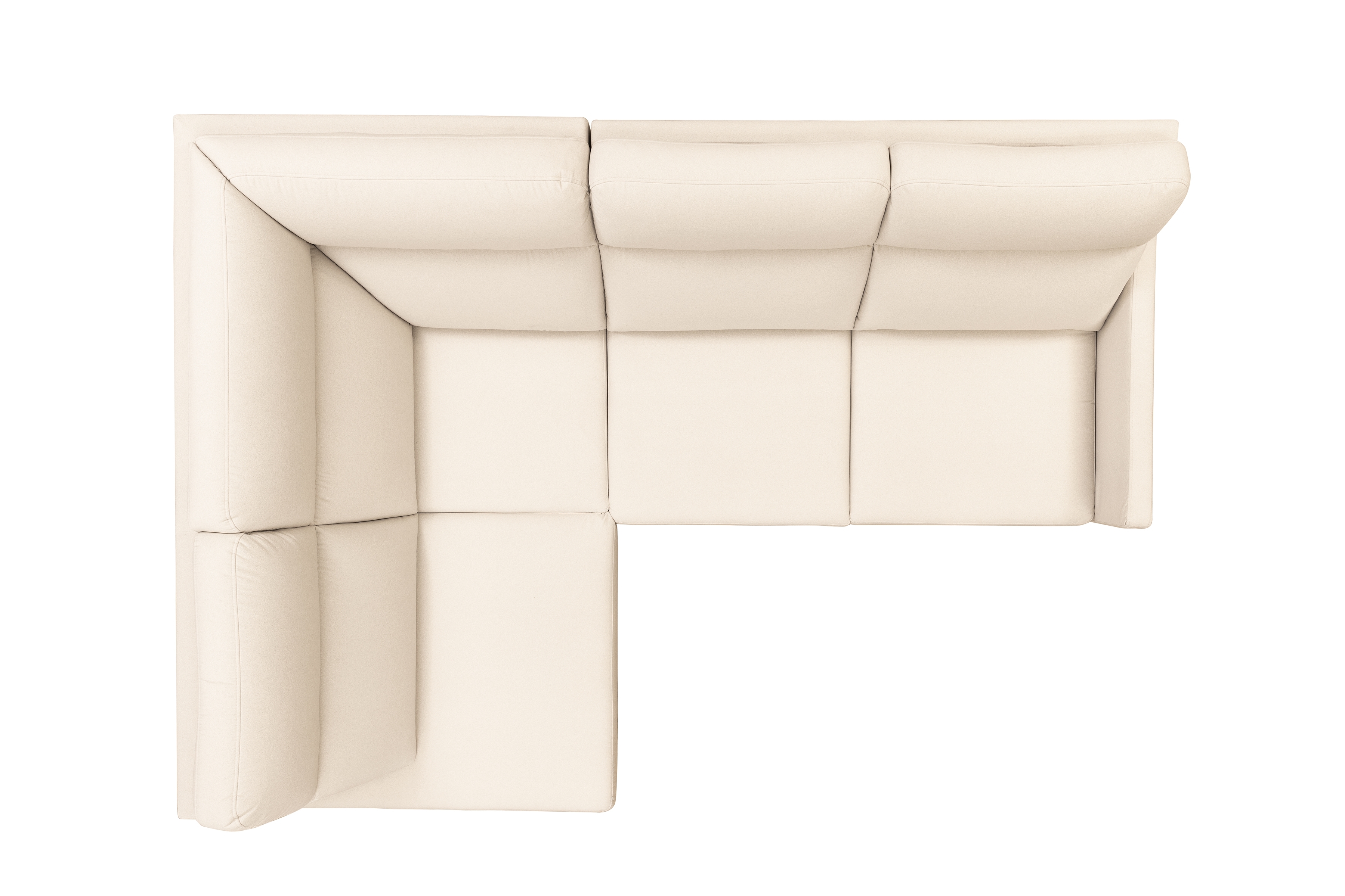 Rohová pohovka Loario L levá s úzkými boky Rohová sedací souprava Loario L levá z waskim bokiem