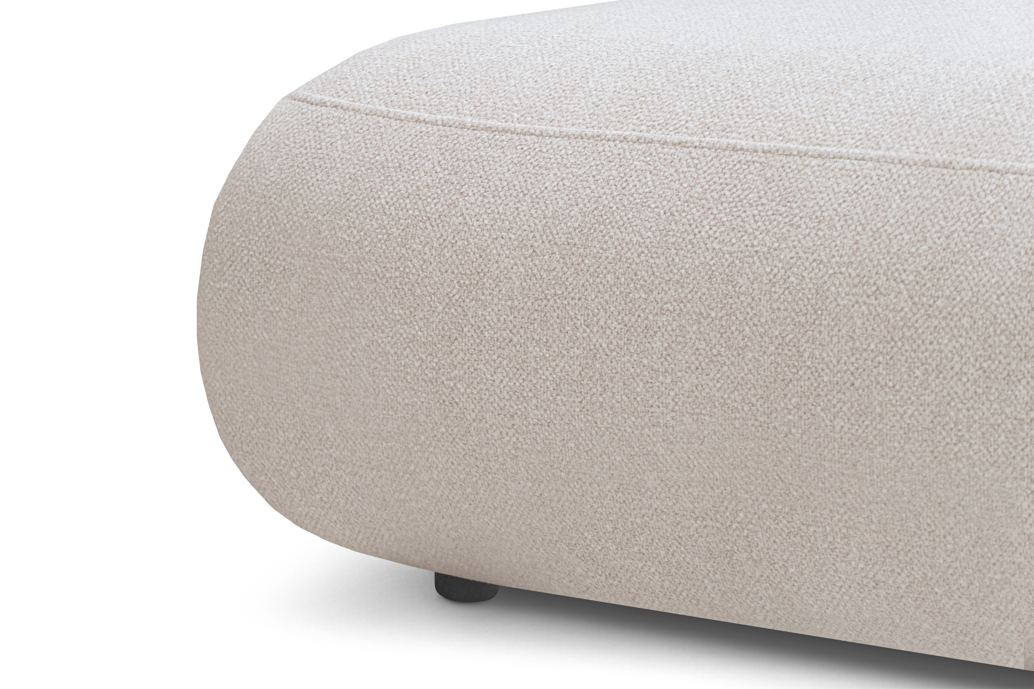 Rozkladacia rohová sedačka Lotulis L II ľavá – krémová hydrofóbna pletenina Blur 01 Rohová sedacia súprava Lotulis L s funkciou spánku Ľavá strana - kremowa dzianina hydrofobowa Blur 01 