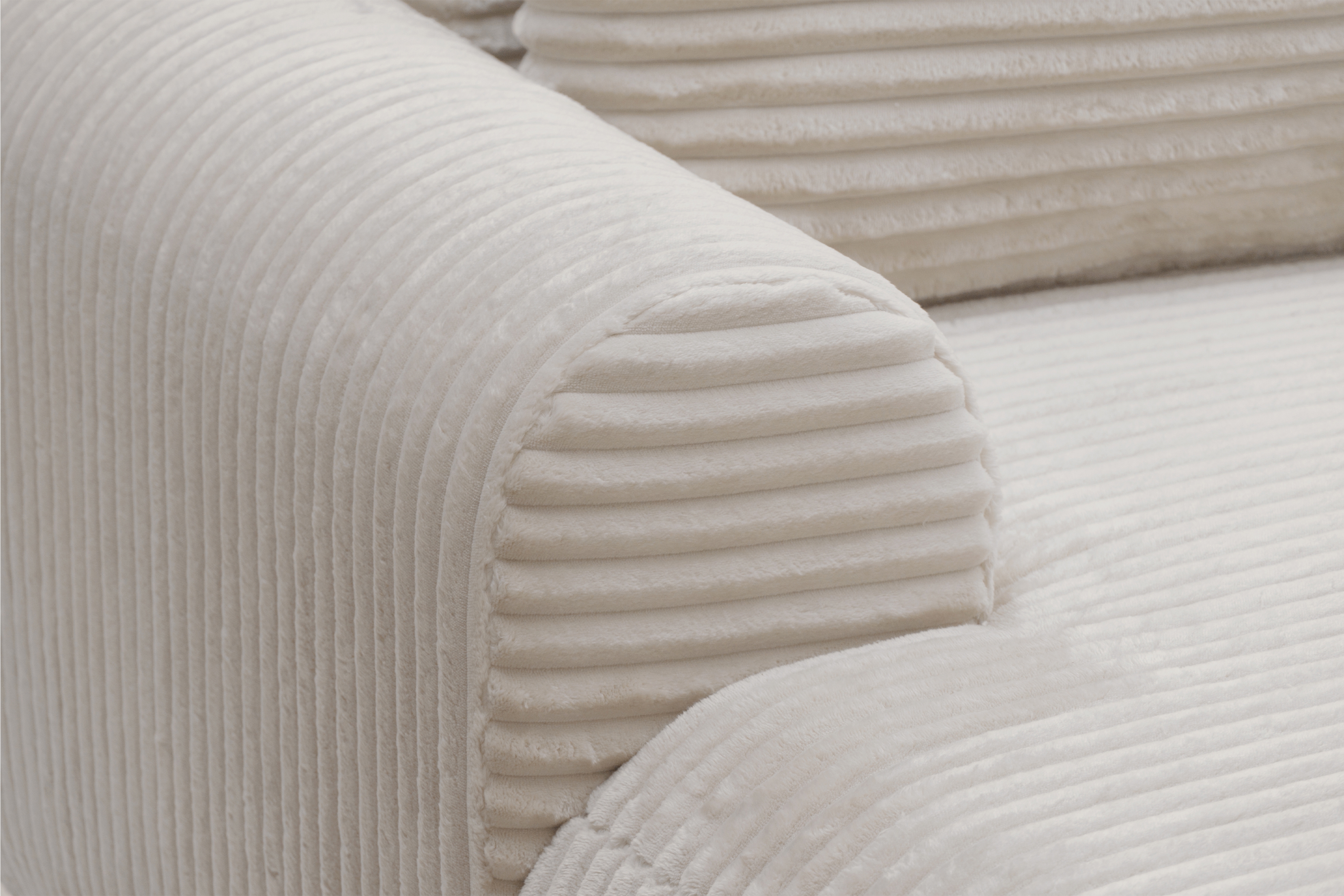 Rozkládací rohová sedací souprava Lotulis Mini levá - krémová Tilia 03 Rohová sedací souprava Lotulis Mini rozkládací levá - Krémový plusz Tilia 03 