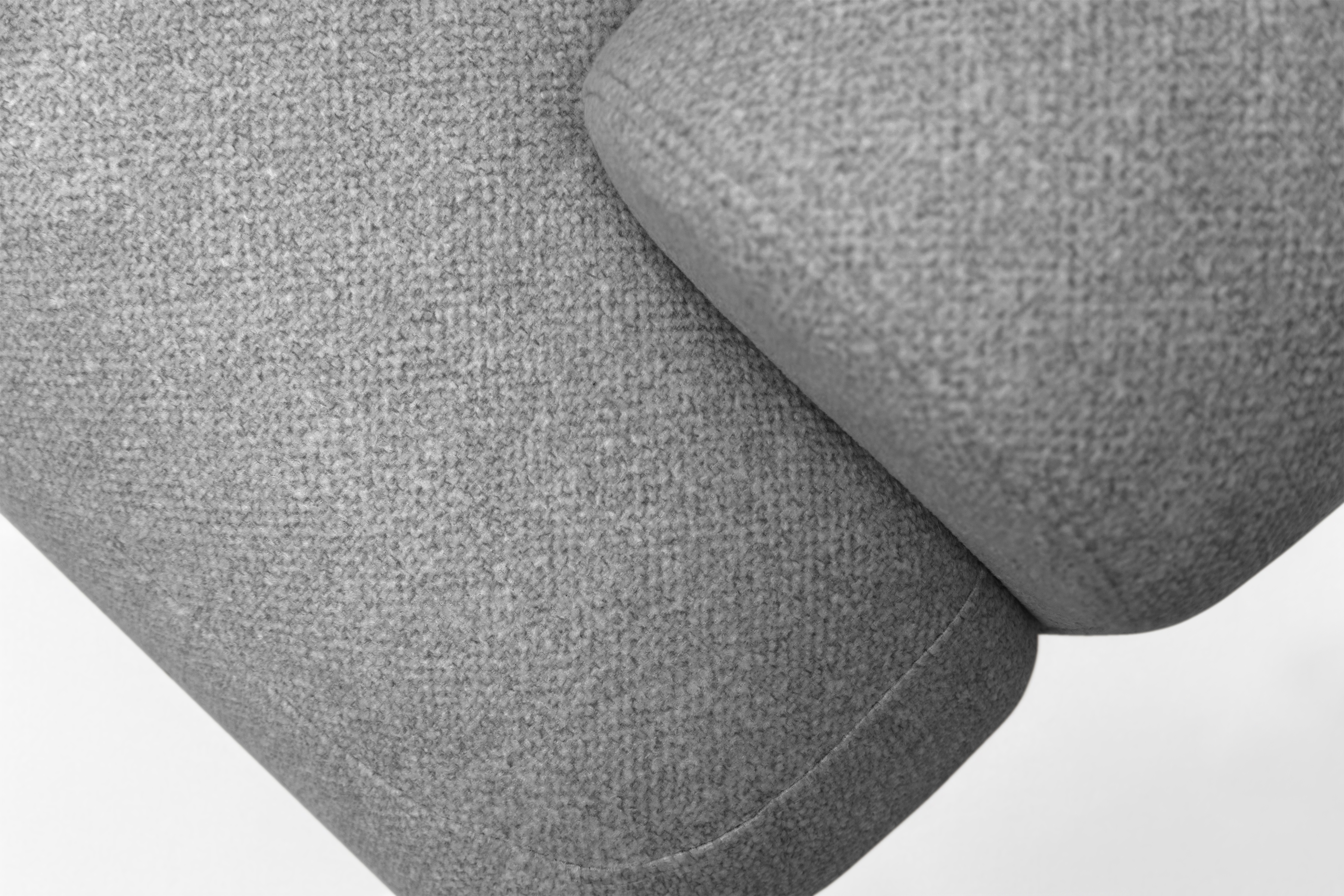 Rozkládací rohová sedací souprava Lotulis Mini levá - šedá Blur 18 Rohová sedací souprava Lotulis Mini rozkládací levá - šedá Pletenina hydrofobowa Blur 18 