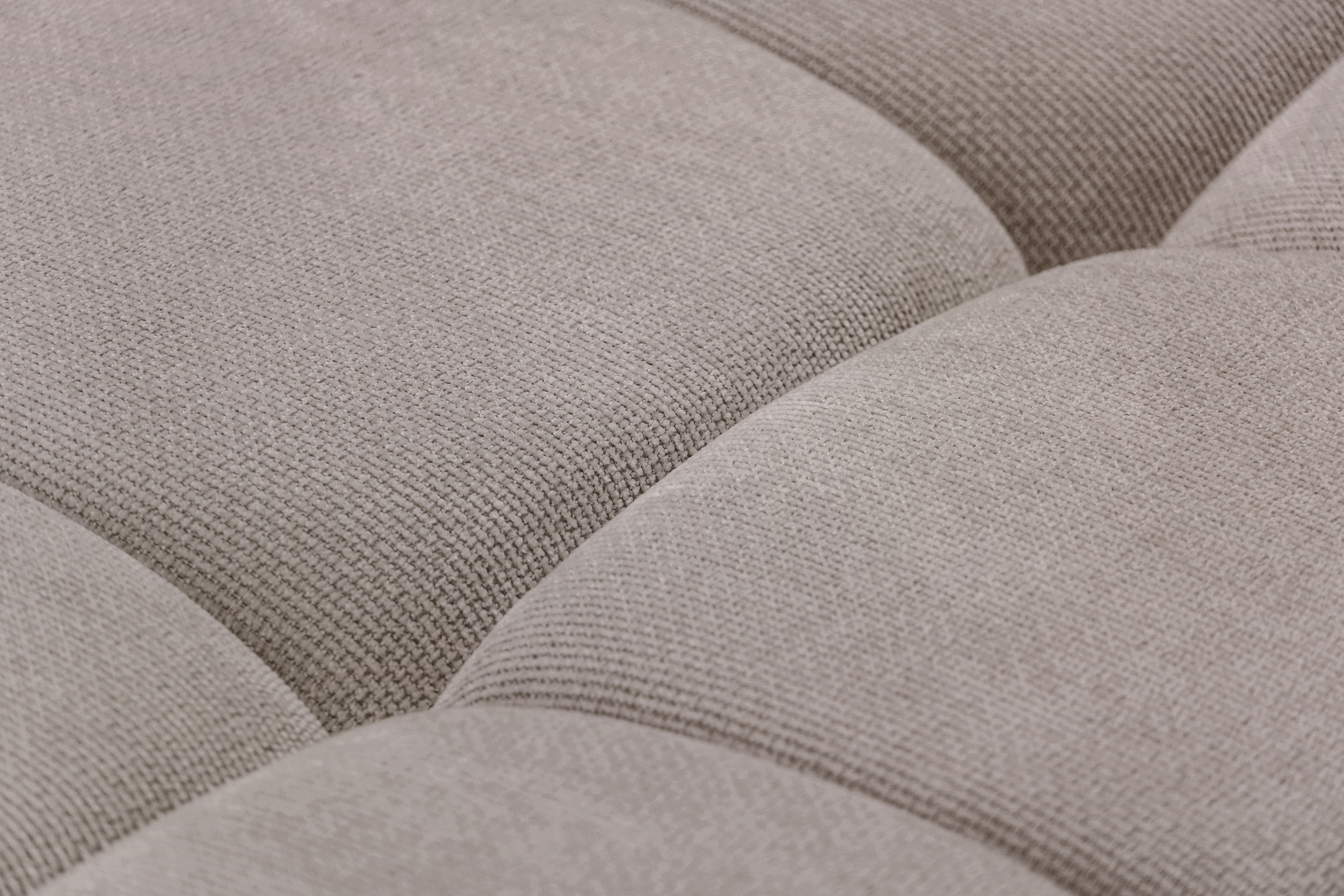 Rohová rozkládací pohovka Lutario L pravá s funkcí spánku - tmavě béžová hydrofobní tkanina Venice 2031 Rohová sedací souprava Lutario L rozkládací pravá - ciemnobezowa plecionka hydrofobowa Venice 2031 